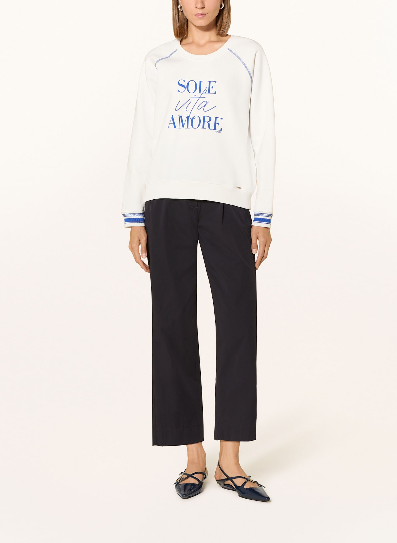 CINQUE Sweatshirt CIVACANO: WEISS