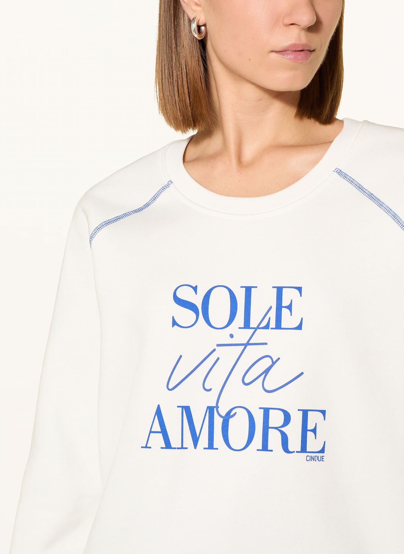 CINQUE Sweatshirt CIVACANO: WEISS