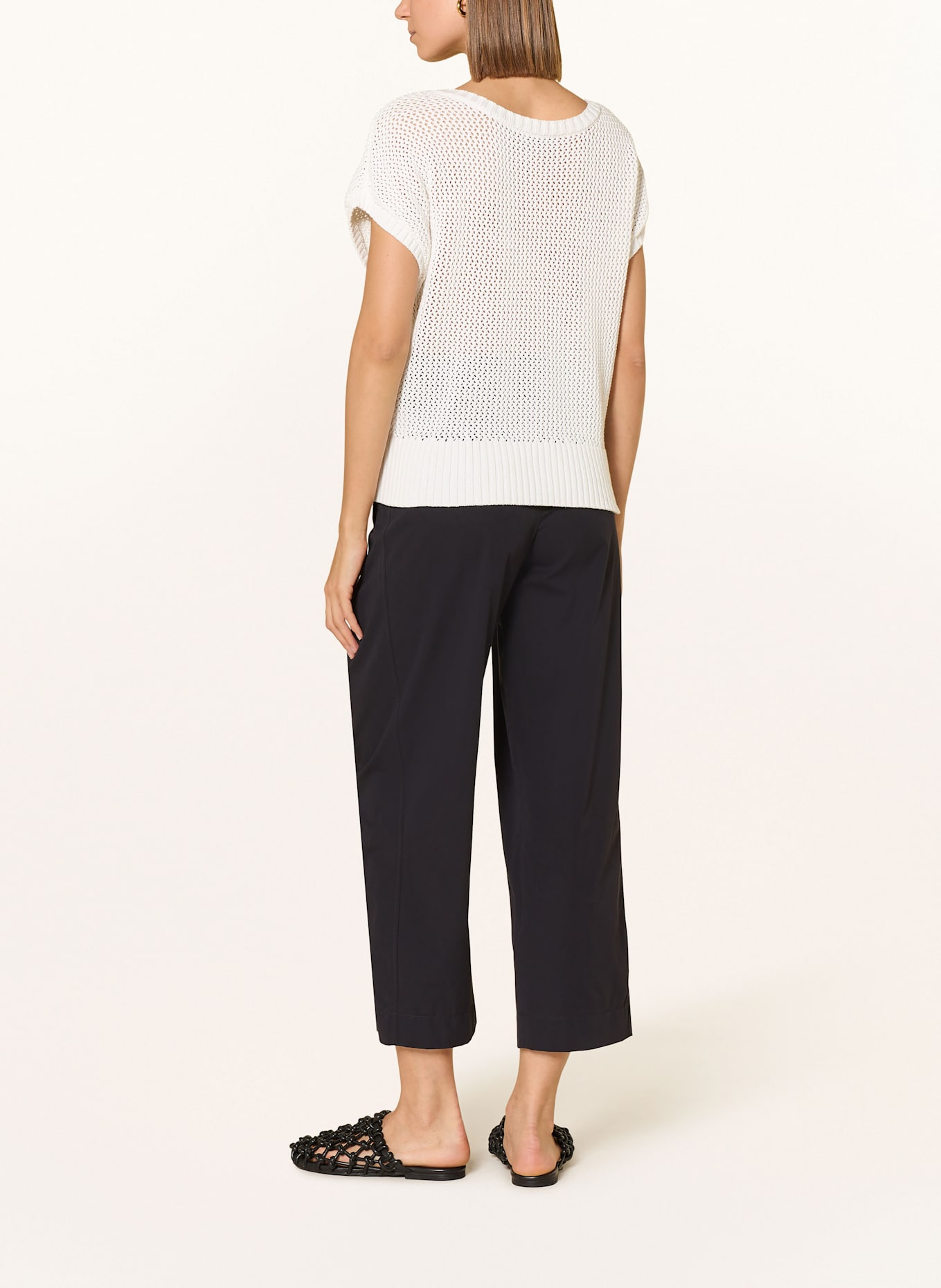 CINQUE Dzianinowa koszulka CINET: BIAŁY