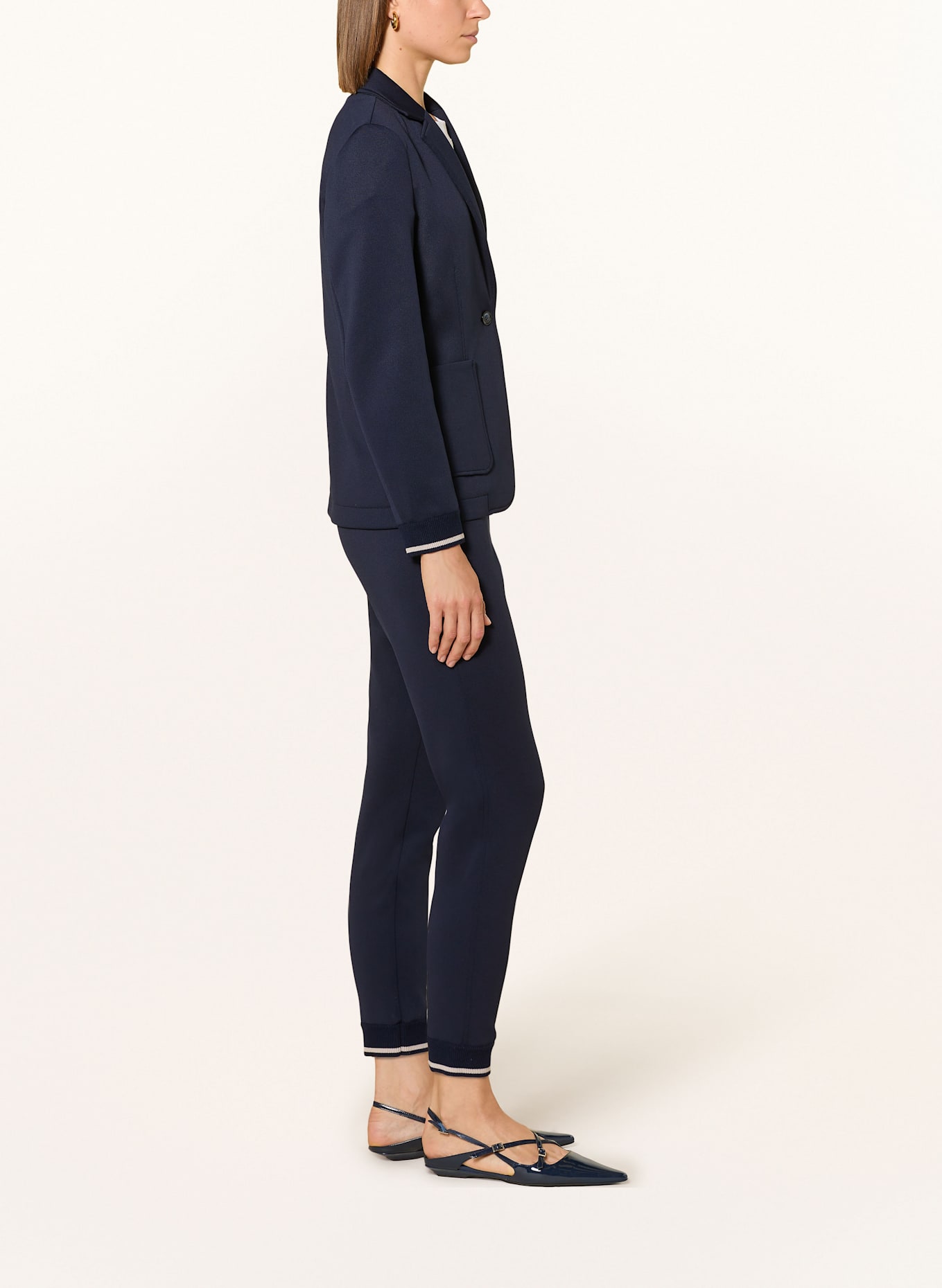 CINQUE Kalhoty CISOL: TMAVĚ MODRÁ