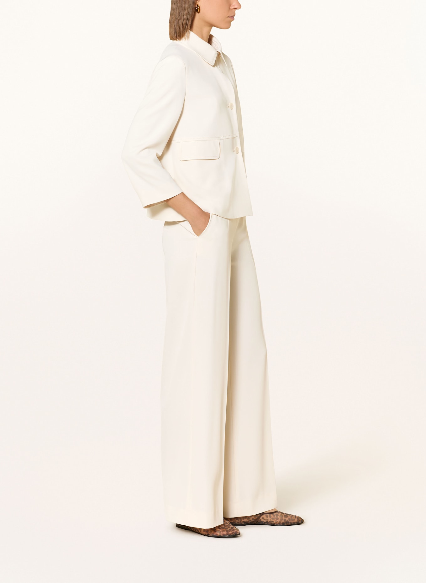 CINQUE Spodnie marlena CIHELPO: ECRU