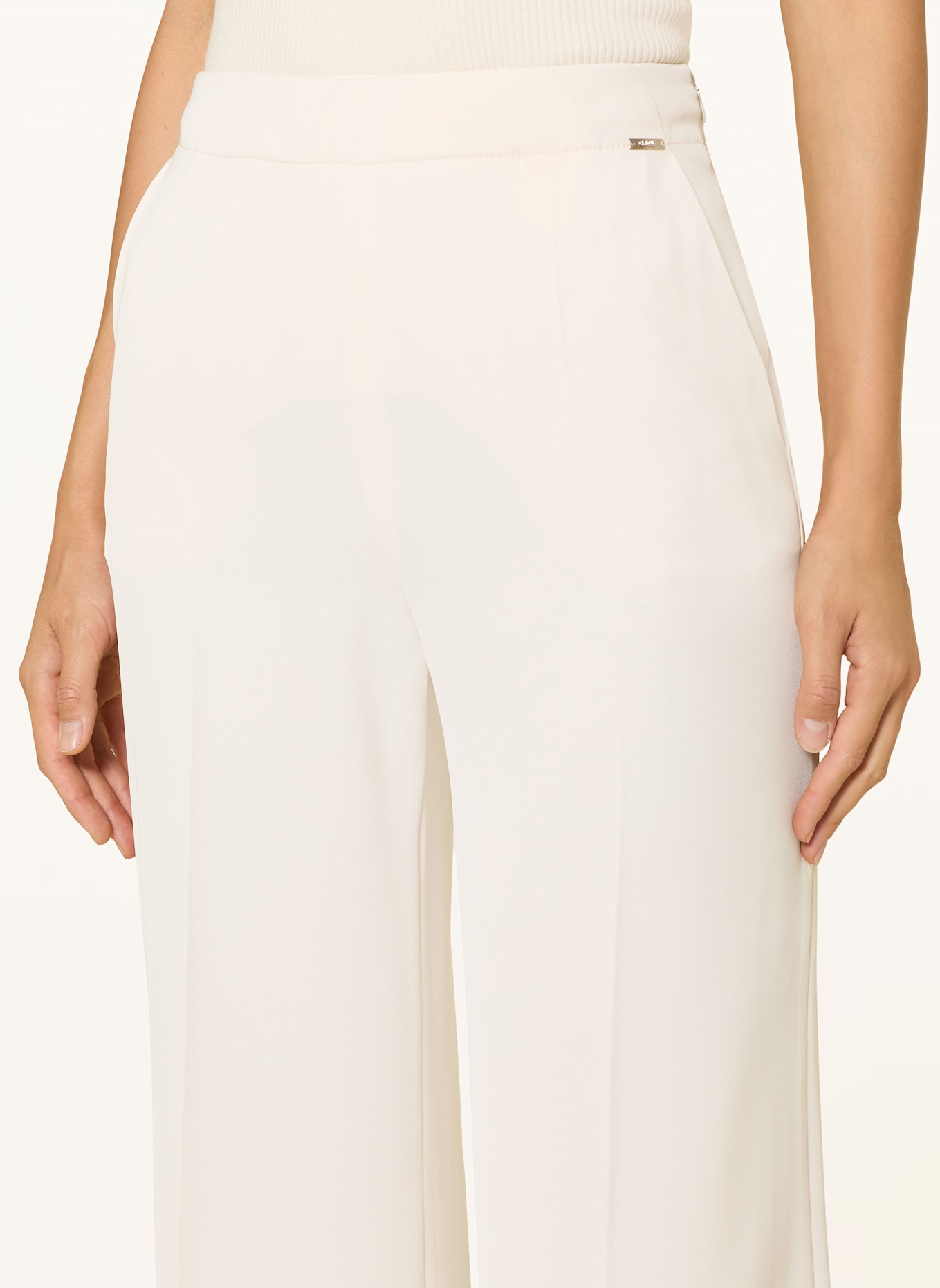 CINQUE Spodnie marlena CIHELPO: ECRU