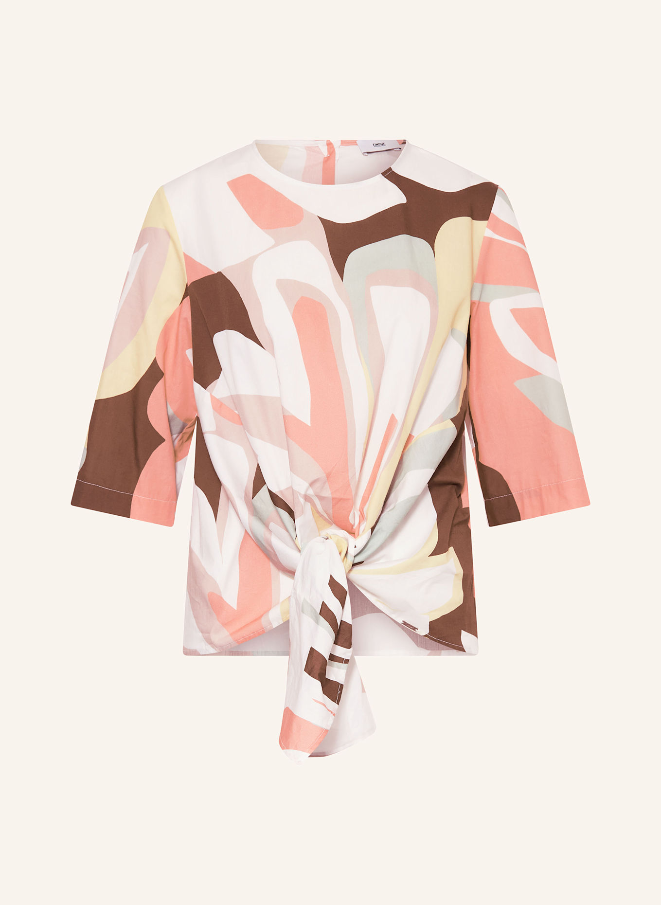 CINQUE Blouse top CIPNOT: YELLOW / BROWN / LIGHT RED