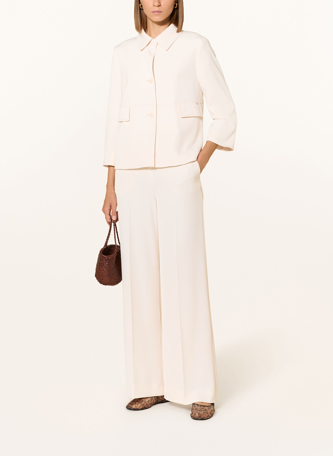 CINQUE Żakiet pudełkowy CILOTTE: ECRU