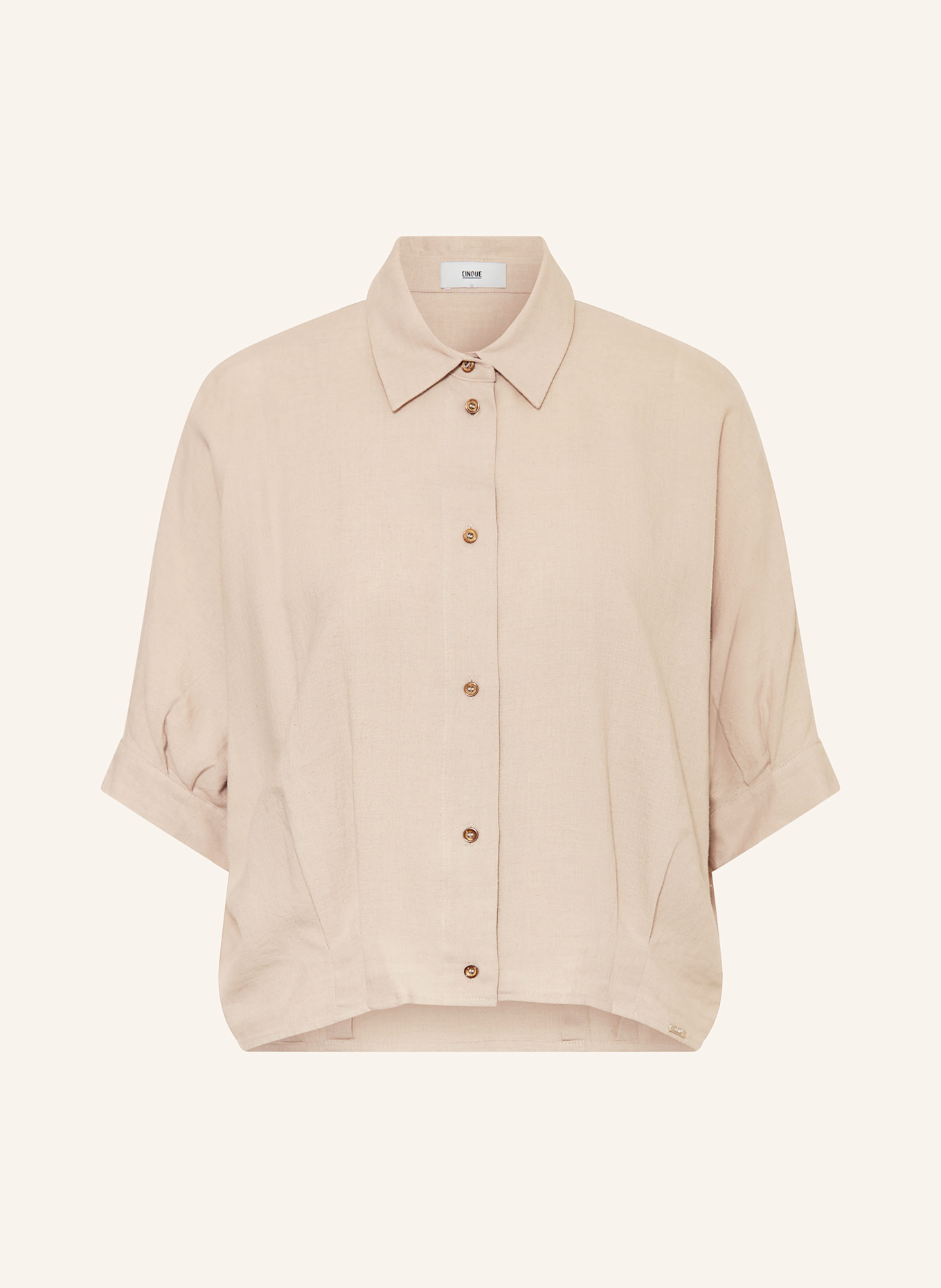 CINQUE CITERNI shirt blouse: BEIGE