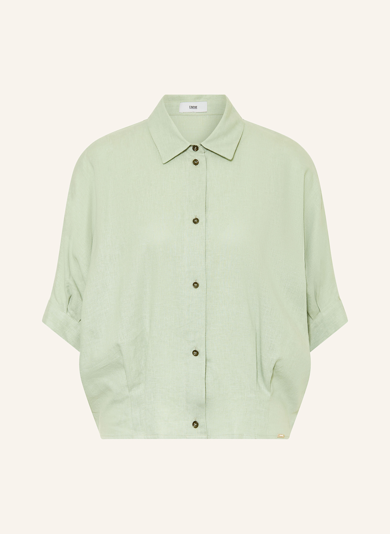 CINQUE Hemdbluse CITERNI: HELLGRÜN