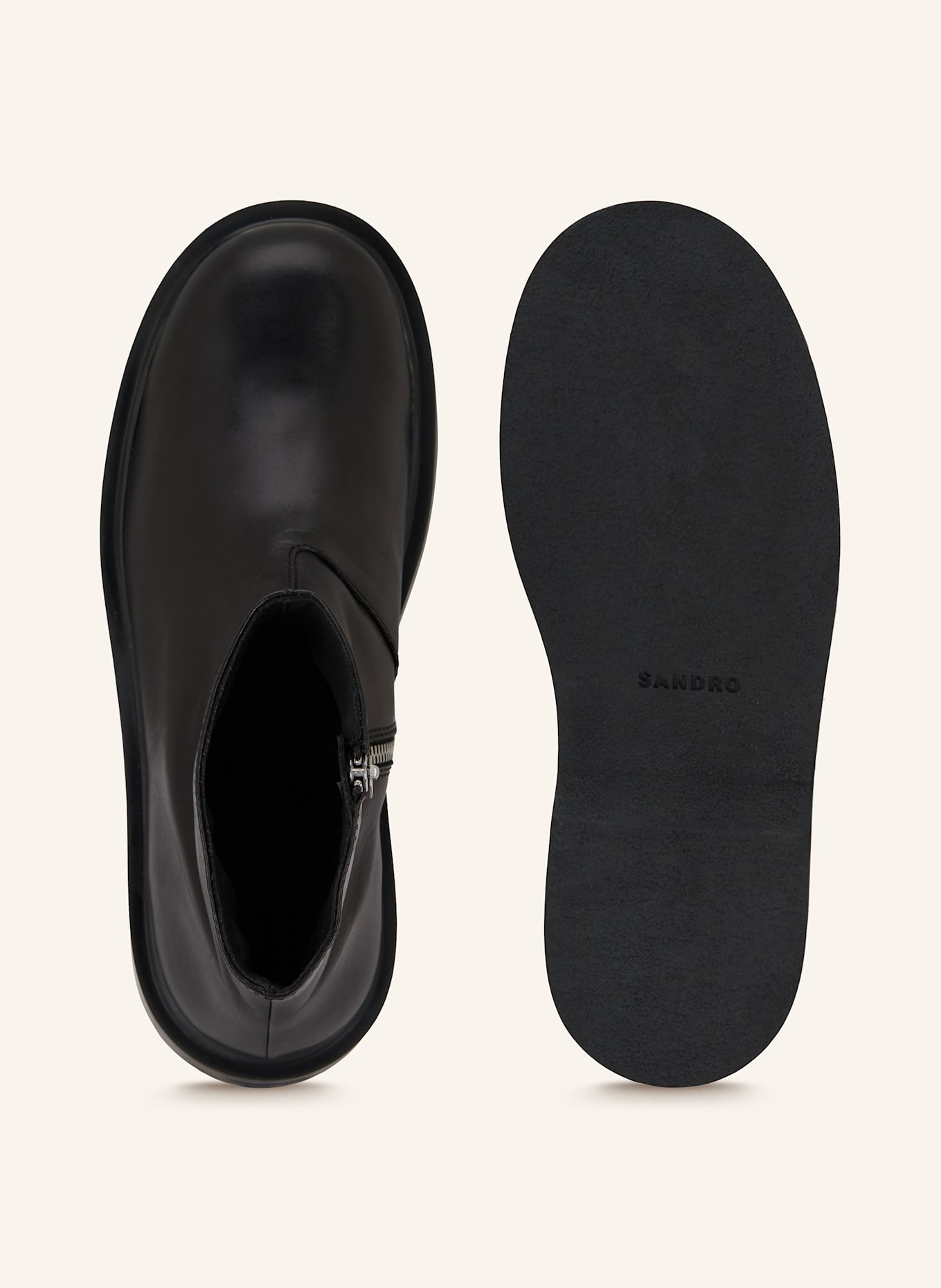 SANDRO Boots: SCHWARZ