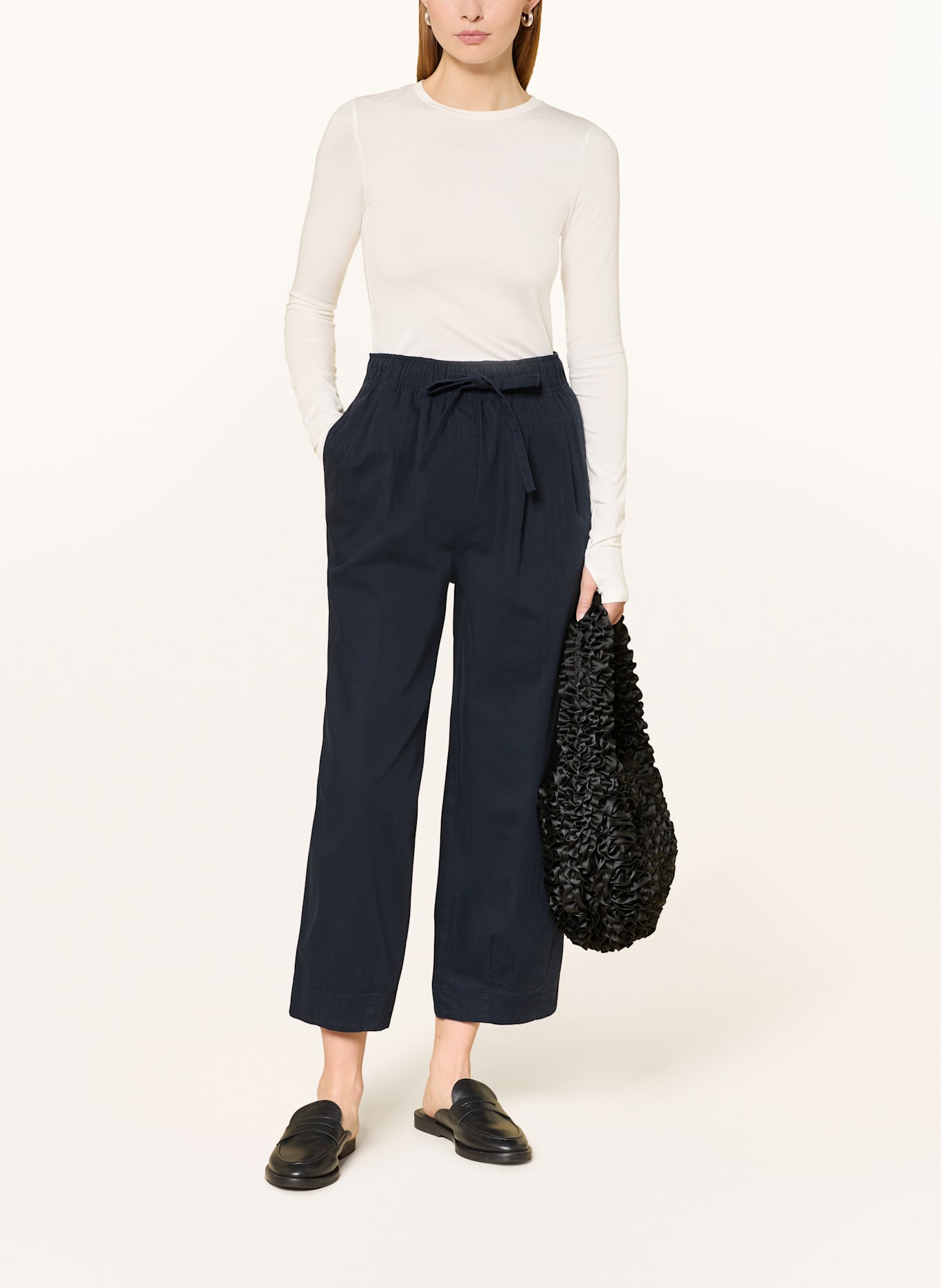 COS Koszulka z długim rękawem: BIAŁY