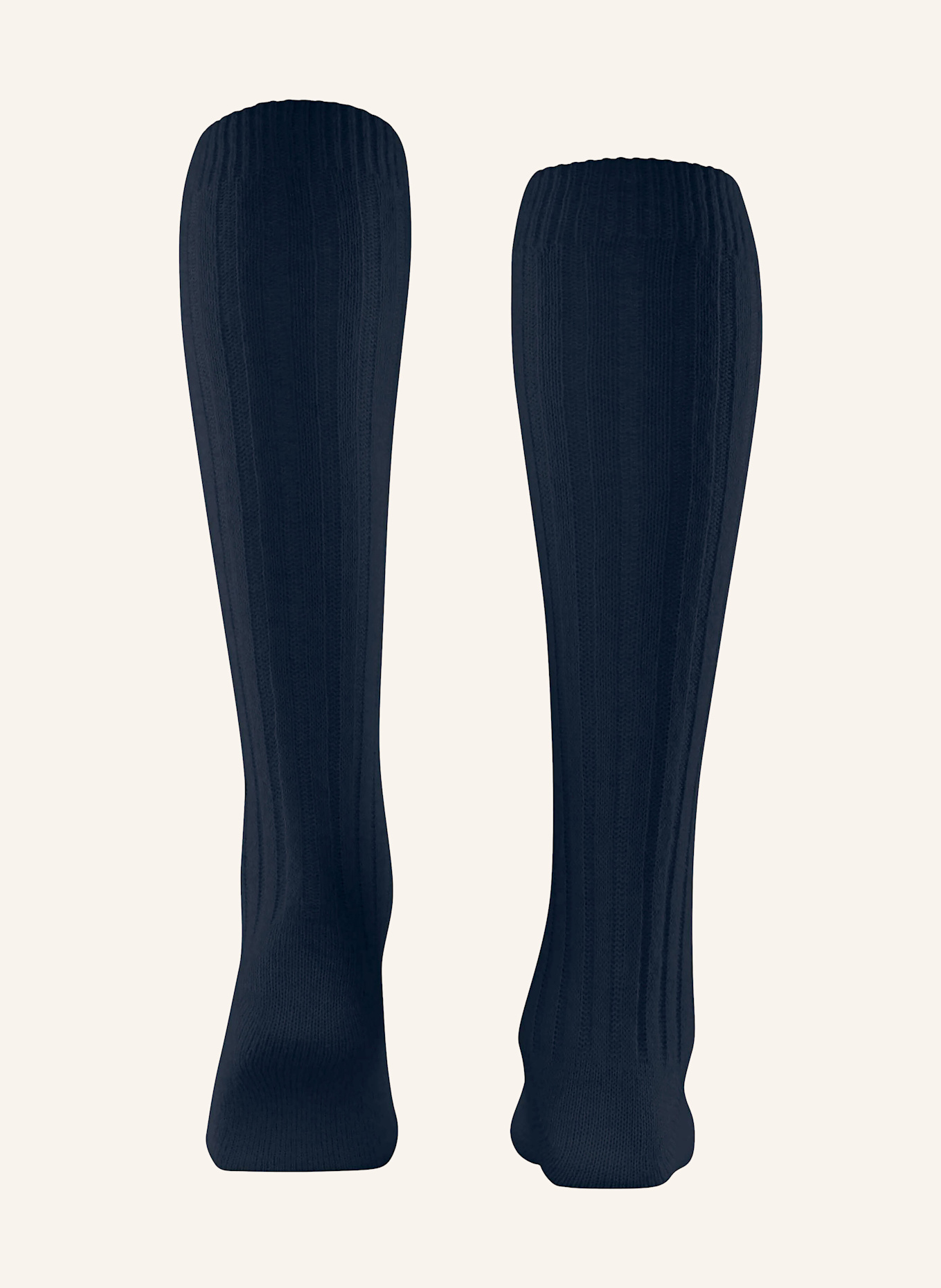 Burlington Kniestrümpfe SOFT RIB mit Alpaka: 6098 midnight