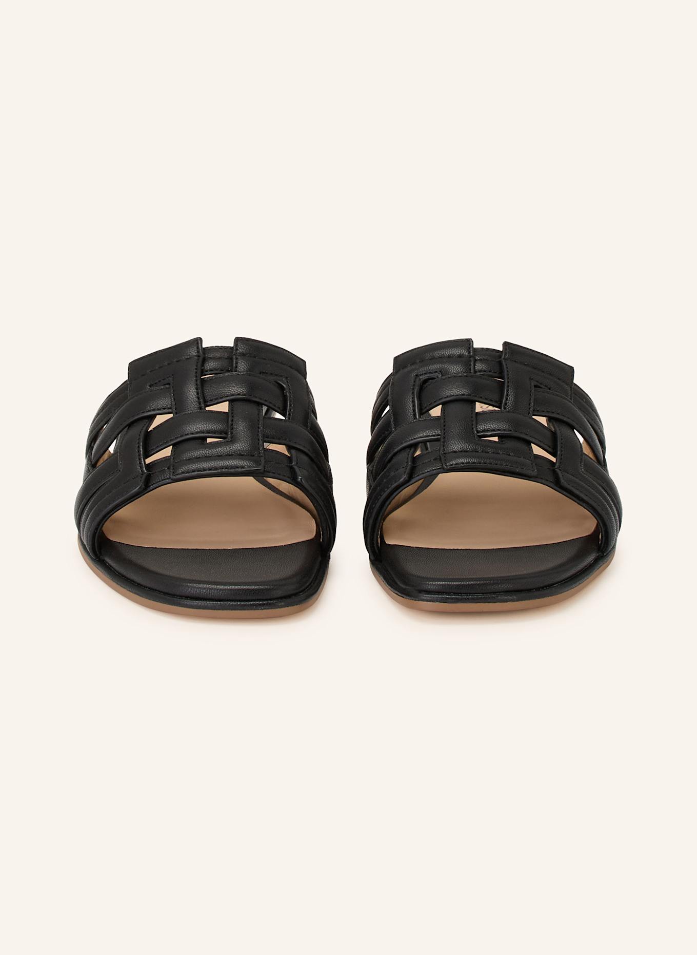 PETER KAISER Pantoletten MALAGA: SCHWARZ