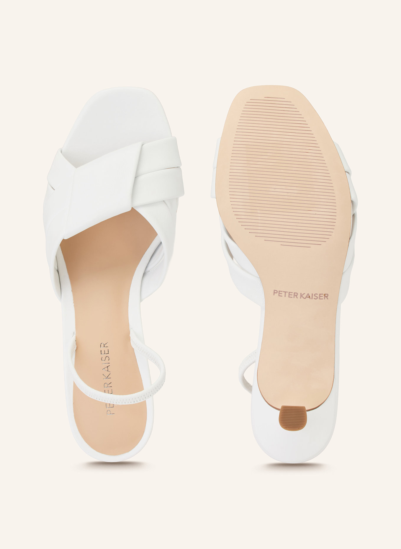 PETER KAISER Sandalen VENEZIA: WIT