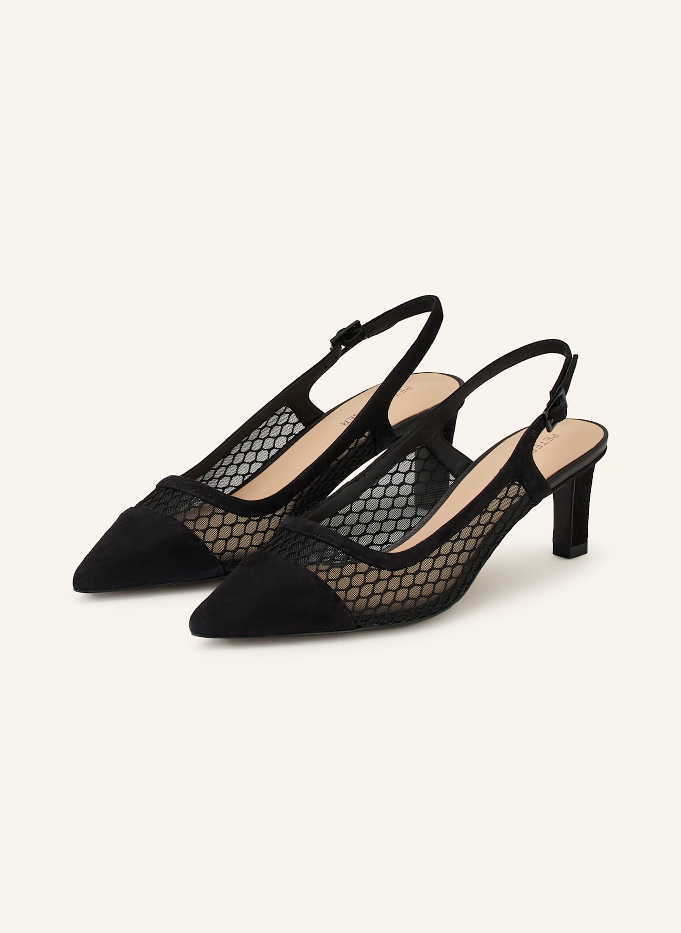 PETER KAISER Slingpumps IBIZA: SCHWARZ