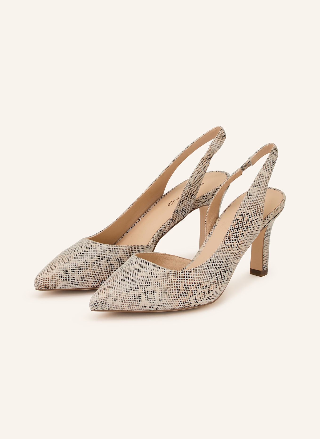 PETER KAISER Slingpumps MODENA: CREME / BEIGE
