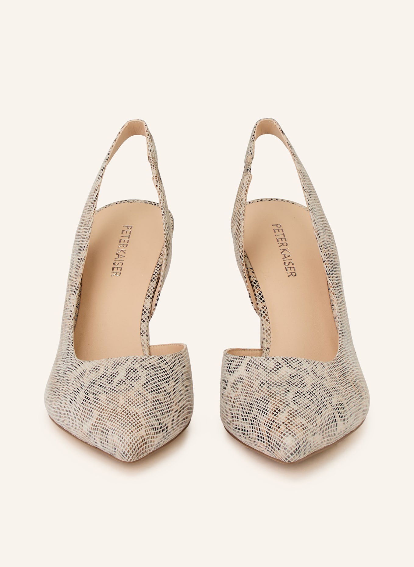 PETER KAISER Slingpumps MODENA: CREME / BEIGE