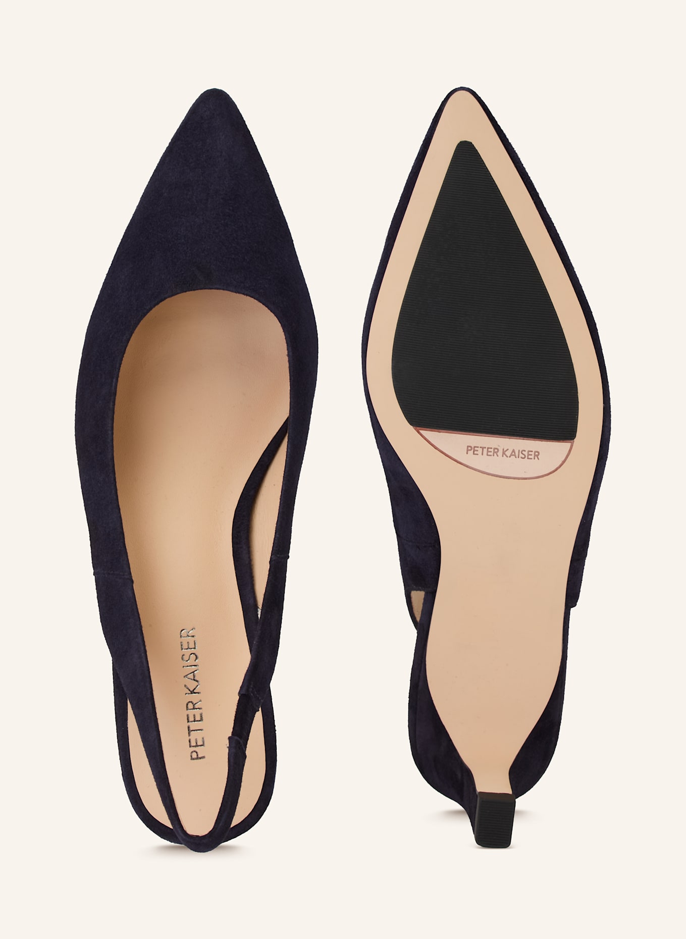 PETER KAISER Slingpumps IBIZA: DUNKELBLAU