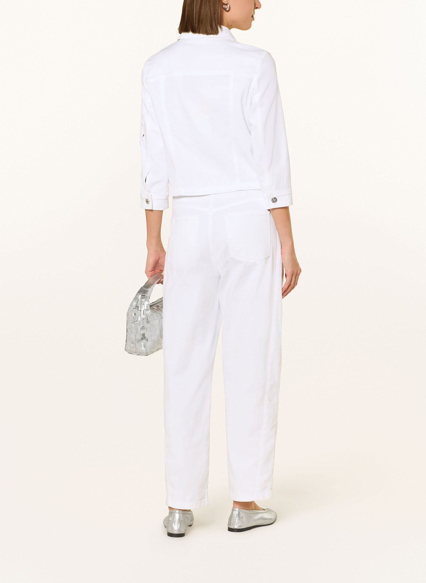 MARC AUREL Jeansjacke mit 3/4-Arm: WEISS