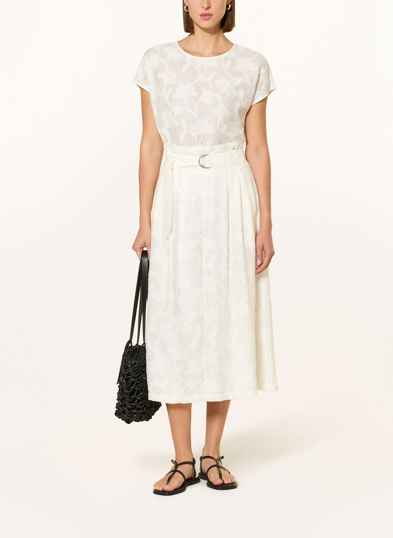 MARC AUREL Paperbag-Rock: WEISS