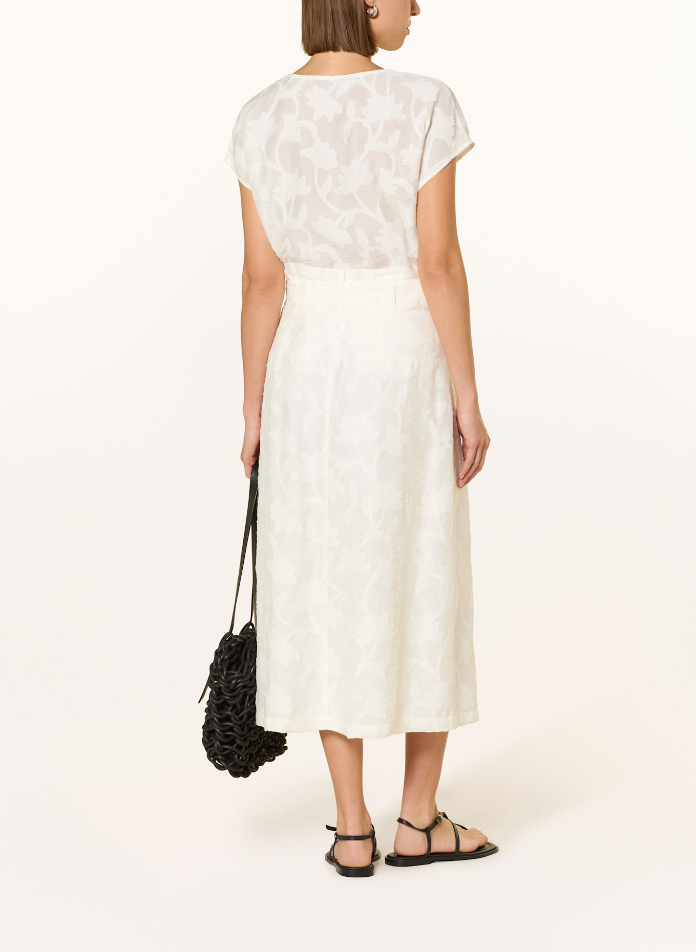 MARC AUREL Paperbag-Rock: WEISS