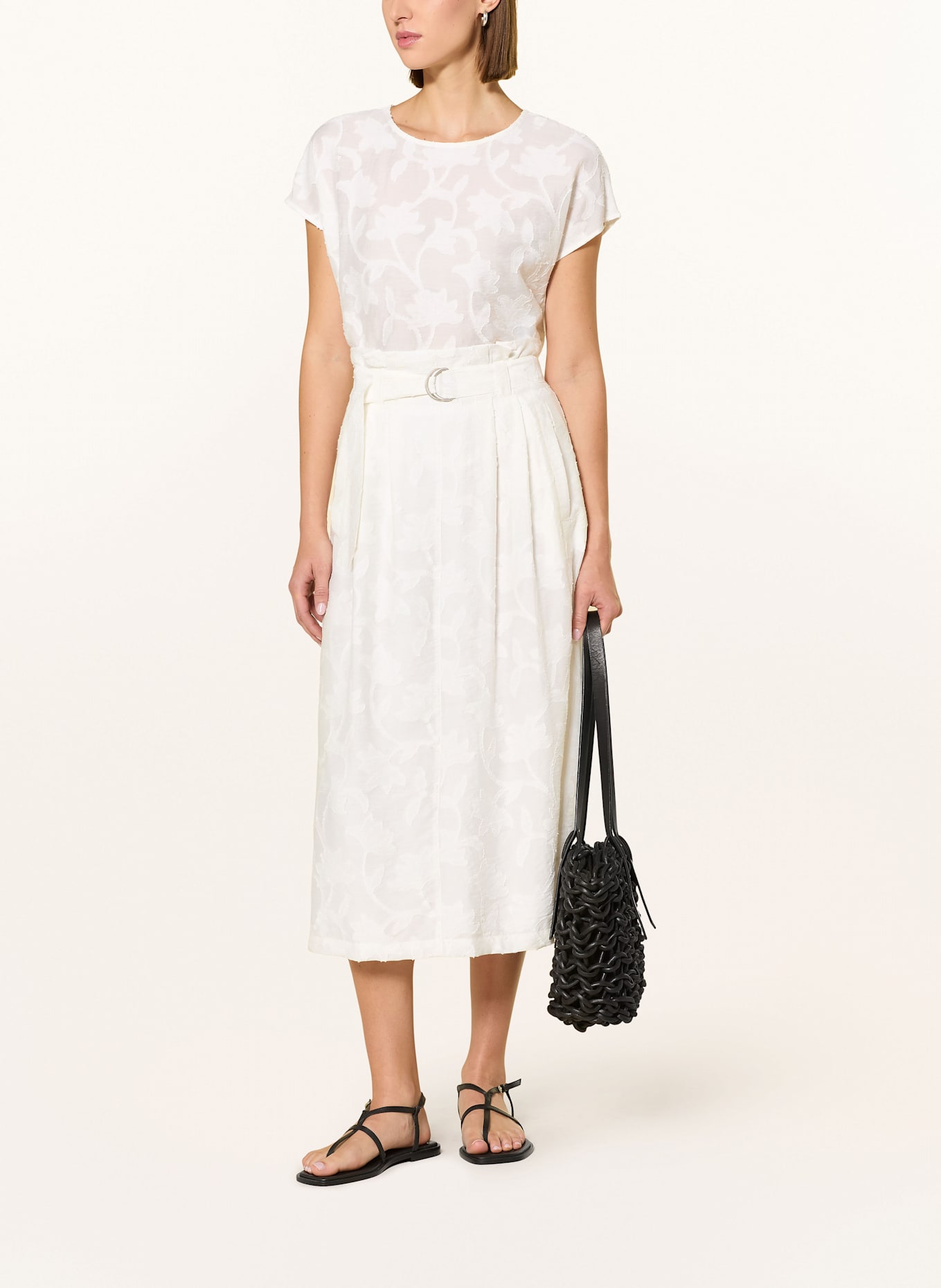 MARC AUREL chemisier: BLANC