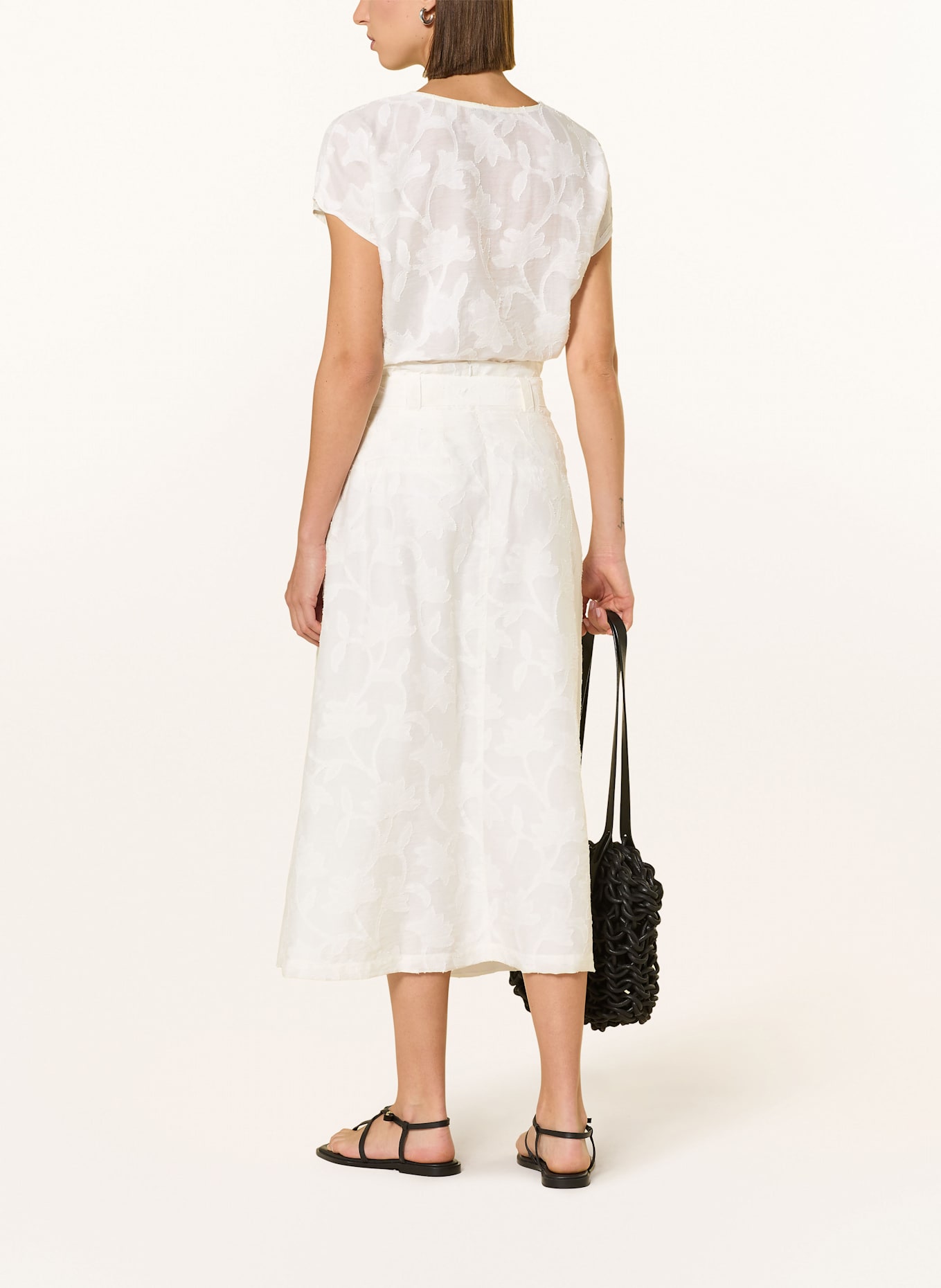 MARC AUREL chemisier: BLANC