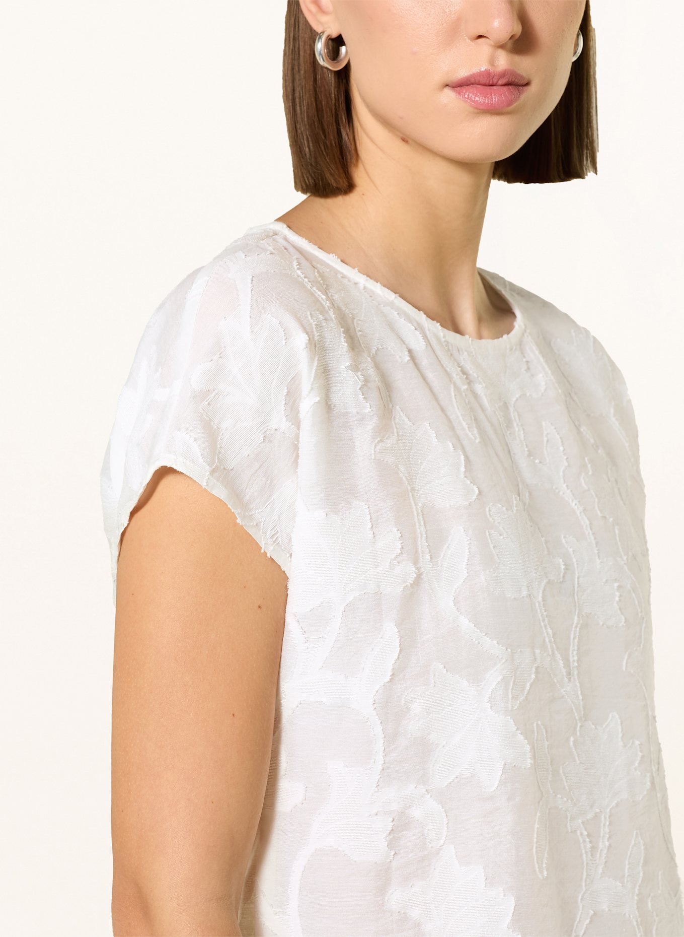 MARC AUREL chemisier: BLANC