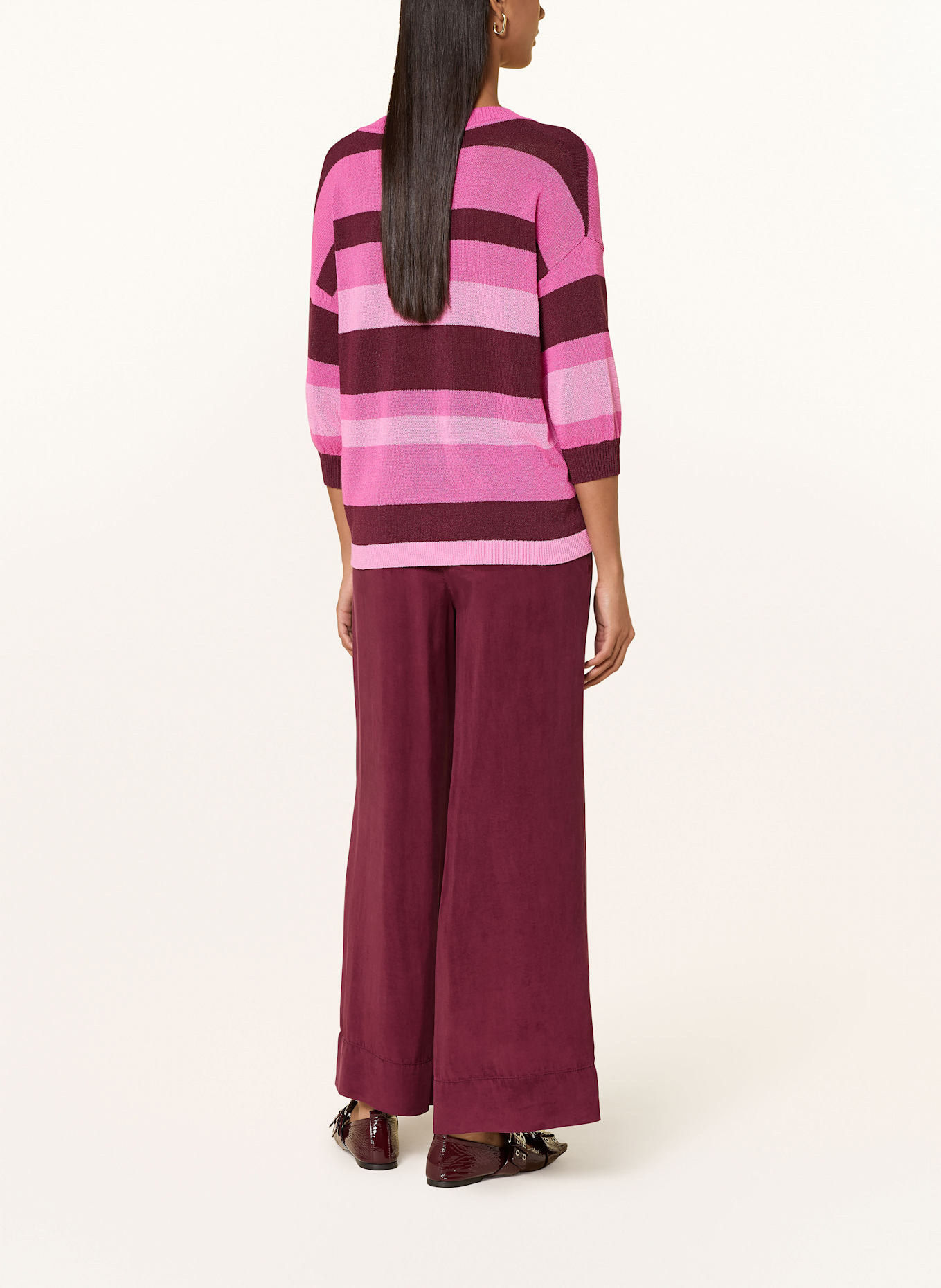 MARC AUREL Pullover mit 3/4-Arm: ROSA / ALTROSA / HELLROSA