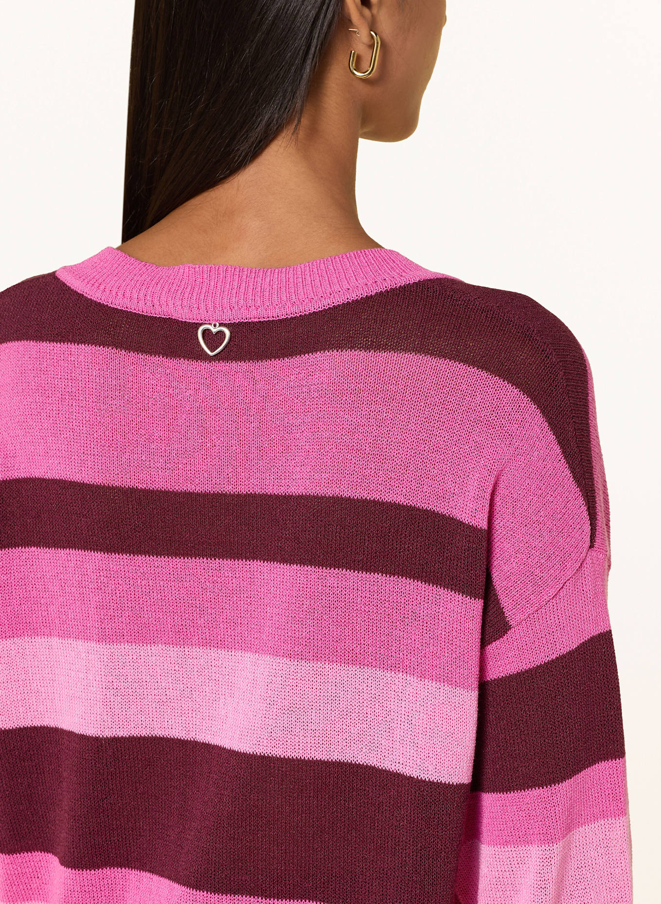 MARC AUREL Pullover mit 3/4-Arm: ROSA / ALTROSA / HELLROSA