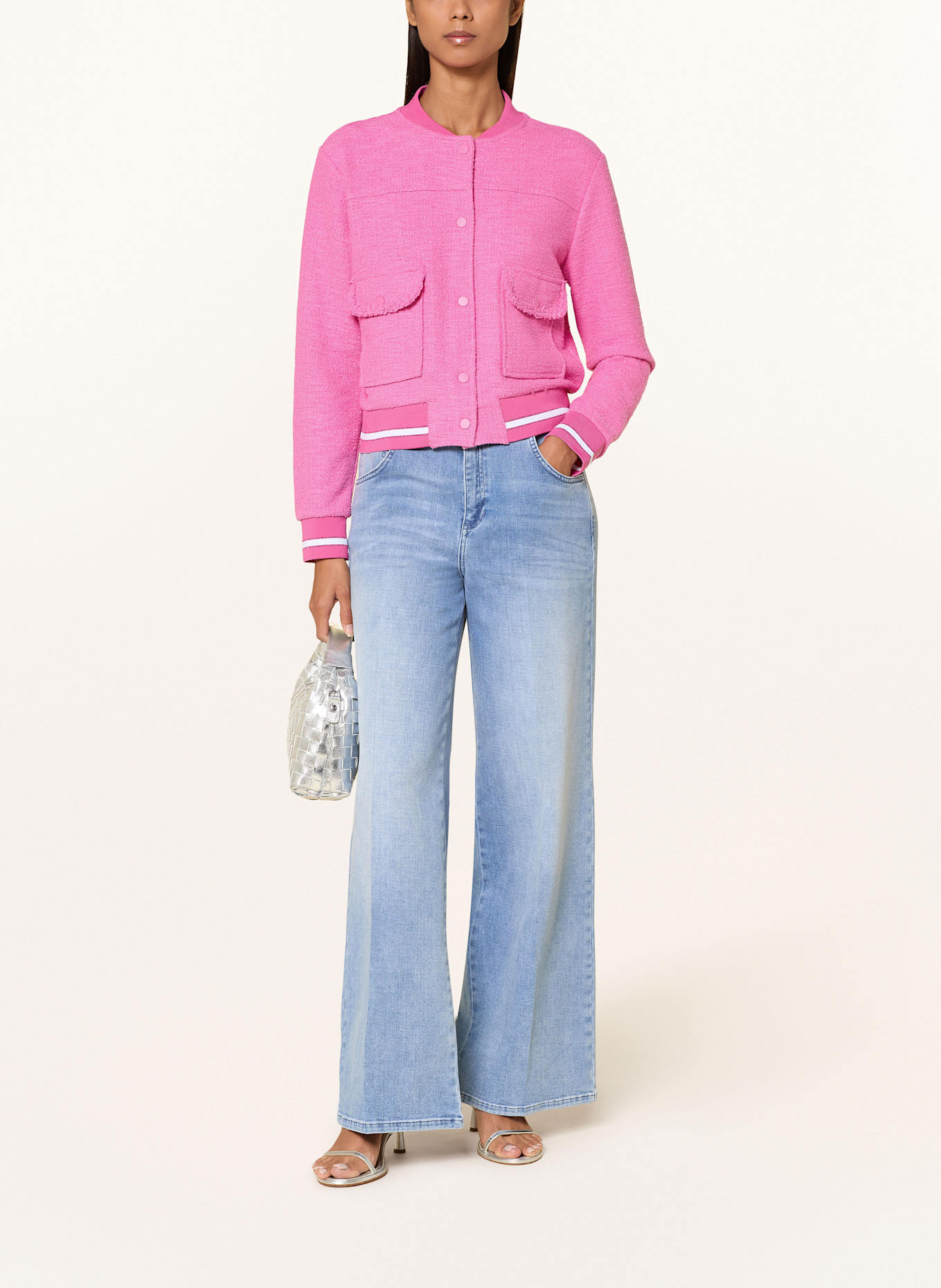MARC AUREL Bouclé-blouson: ROZE