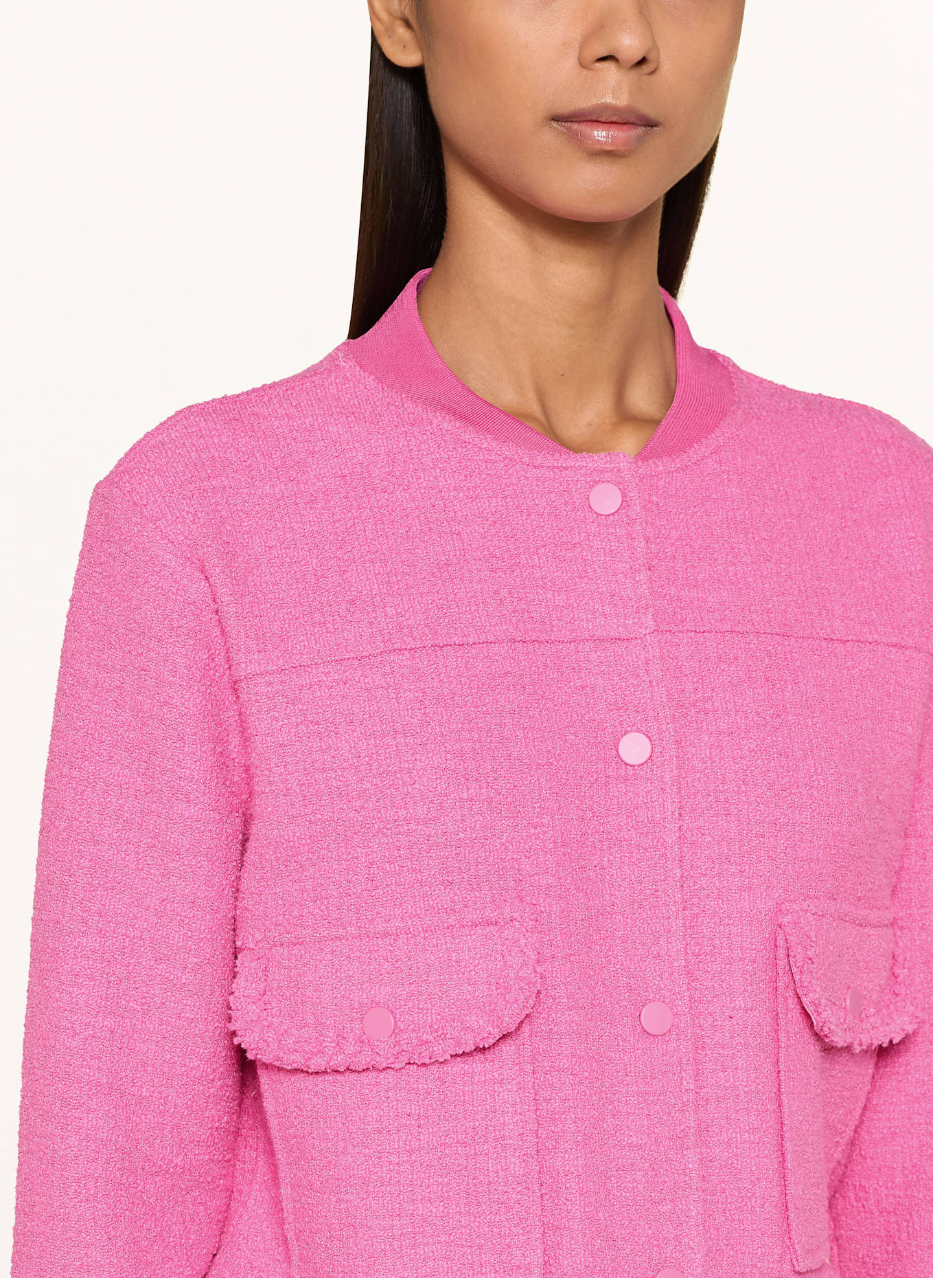 MARC AUREL Bouclé-blouson: ROZE
