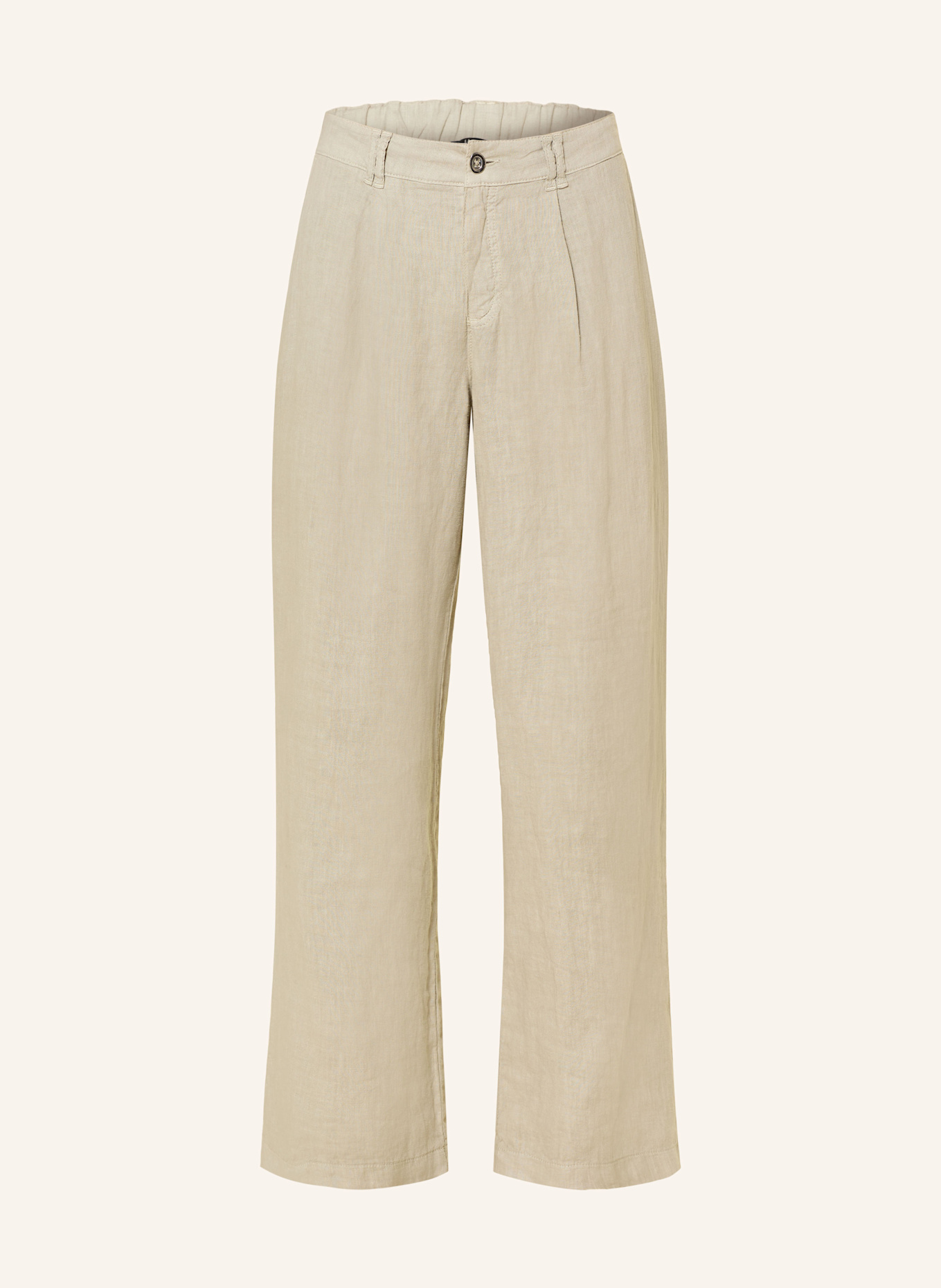 MARC AUREL Pantalon Marlene en lin: KAKI