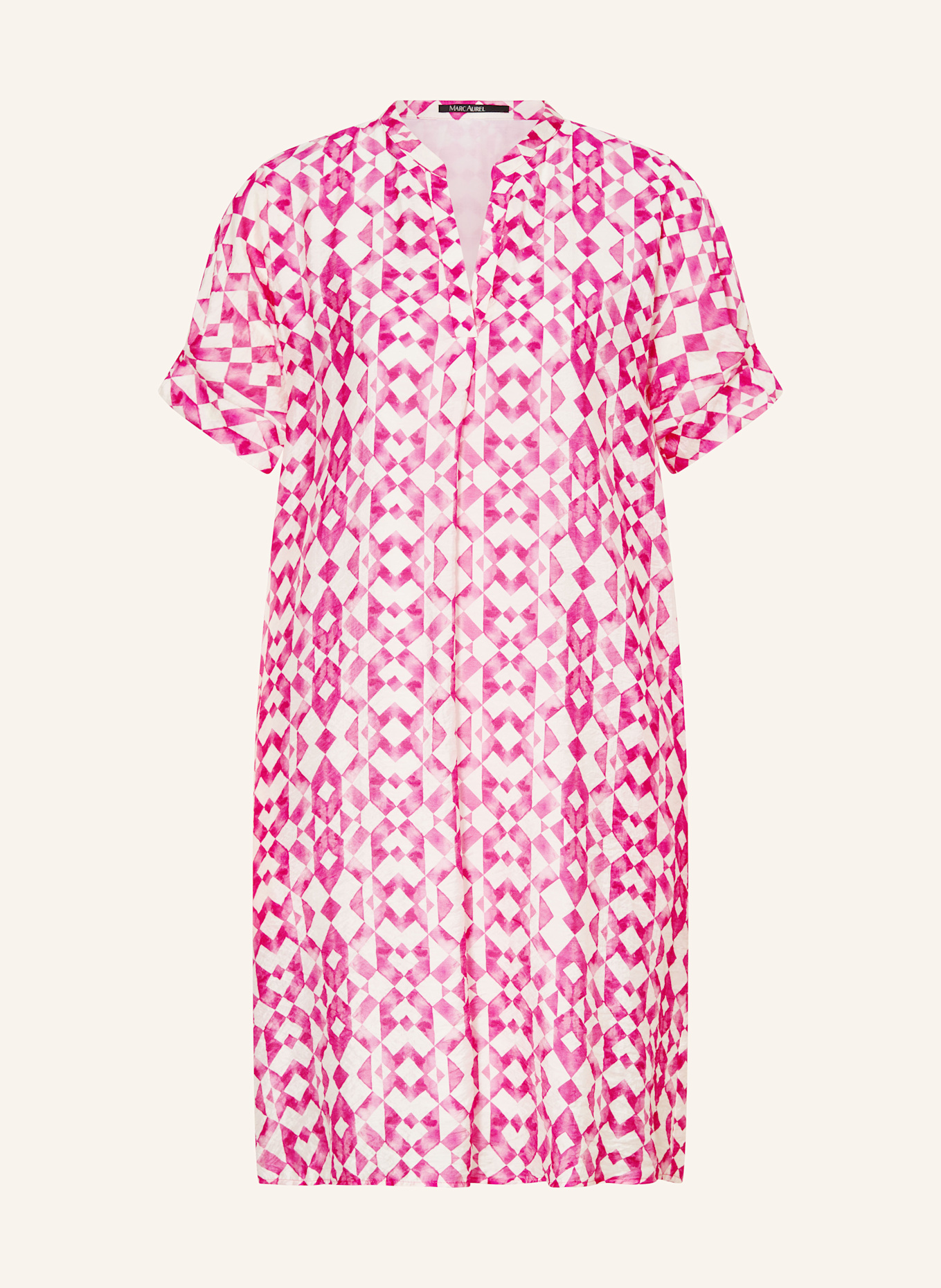 MARC AUREL Sukienka: BIAŁY / MOCNORÓŻOWY