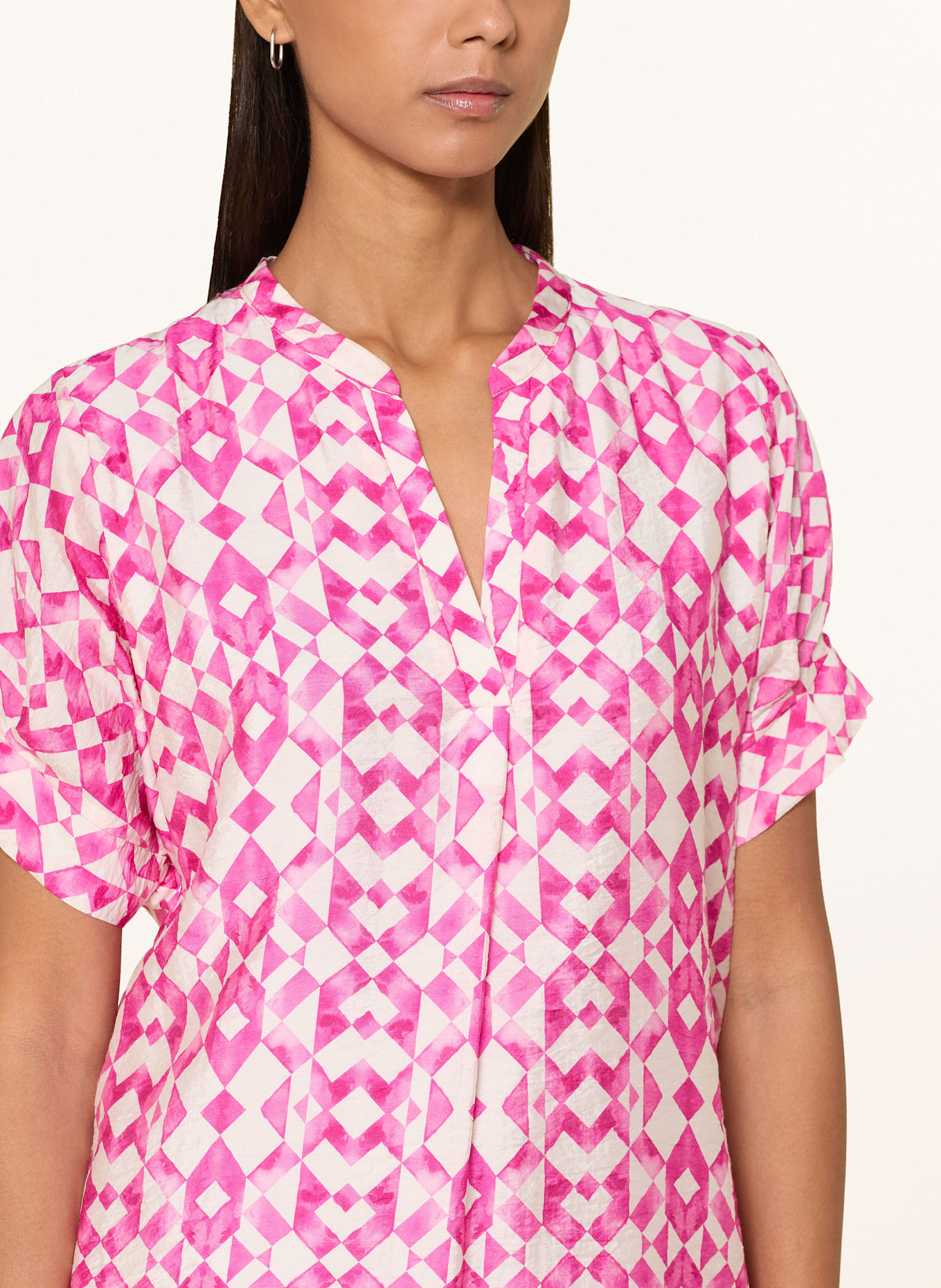 MARC AUREL Sukienka: BIAŁY / MOCNORÓŻOWY