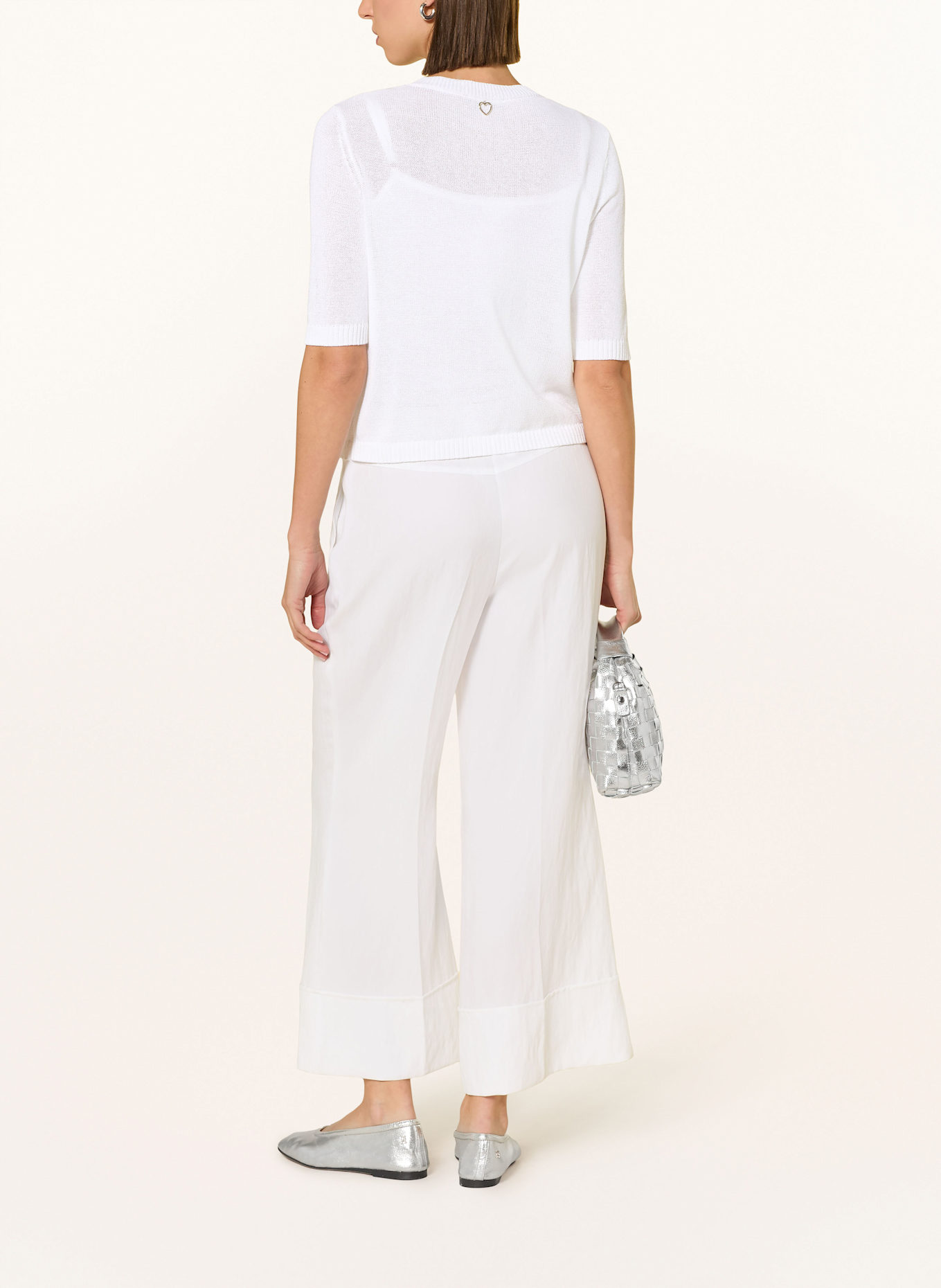 MARC AUREL Cardigan à manches 3/4: BLANC