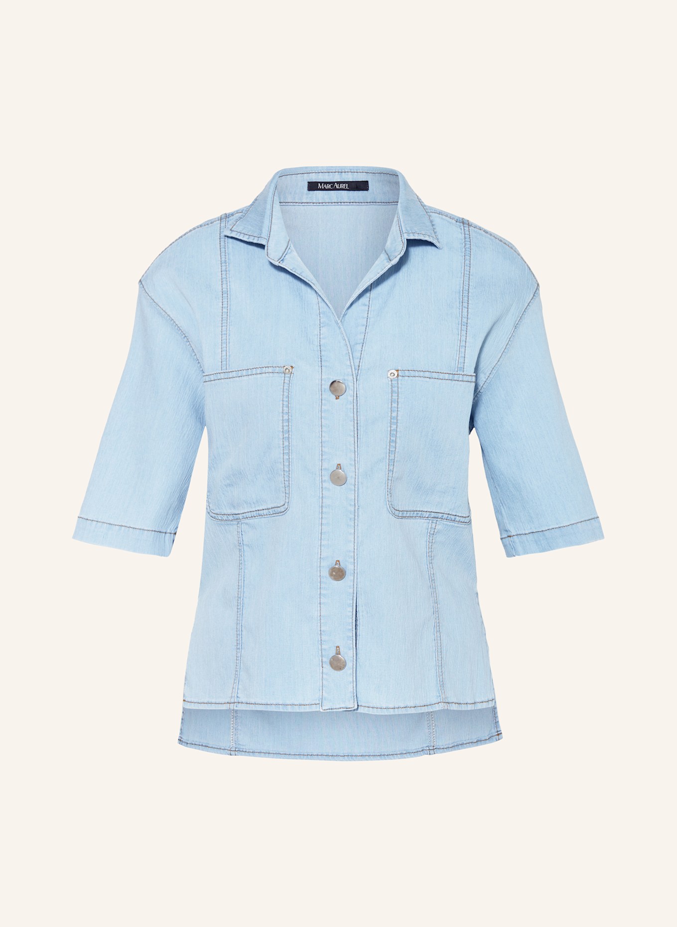 MARC AUREL Bluzka w stylu jeansowym: JASNONIEBIESKI