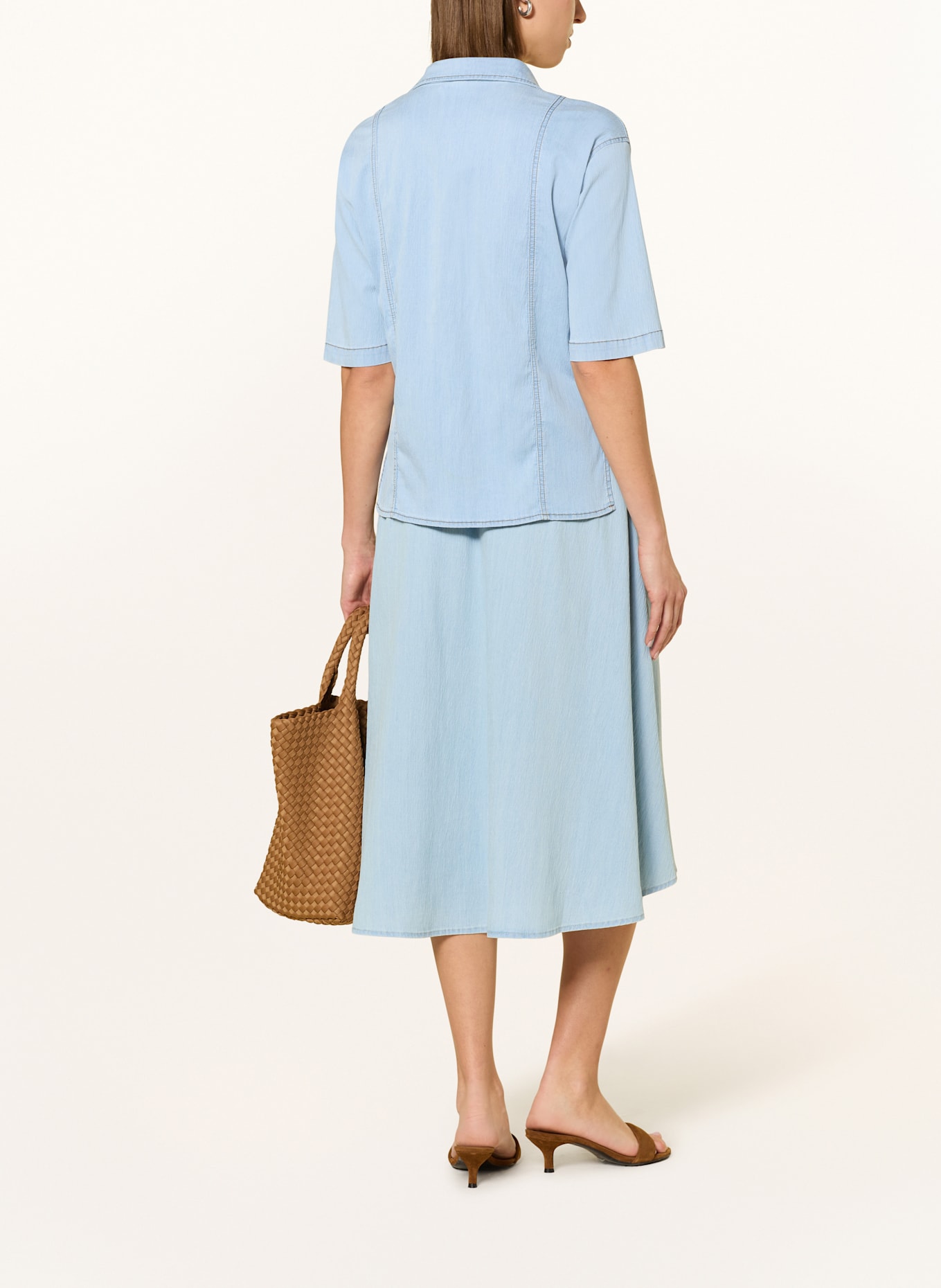 MARC AUREL Bluzka w stylu jeansowym: JASNONIEBIESKI