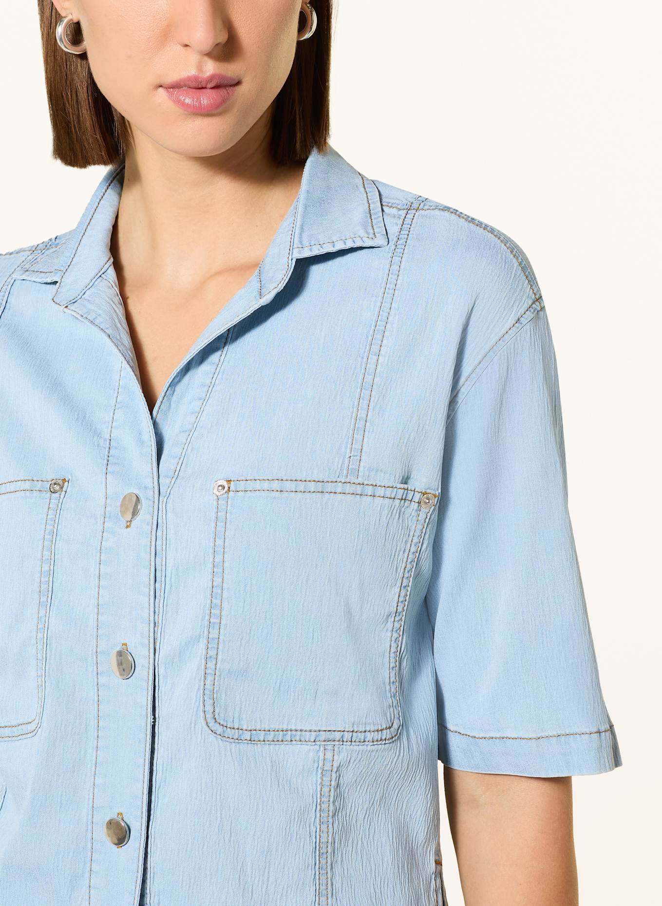 MARC AUREL Bluzka w stylu jeansowym: JASNONIEBIESKI