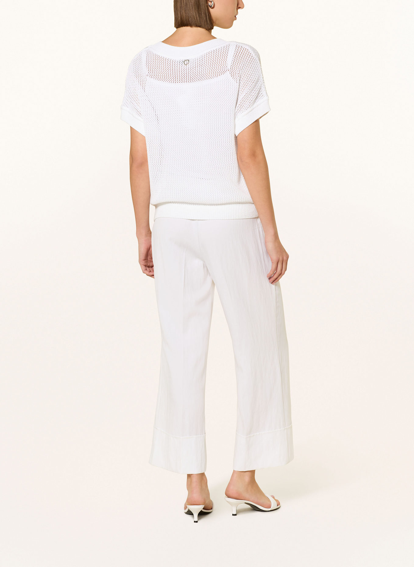 MARC AUREL Knit shirt: WHITE