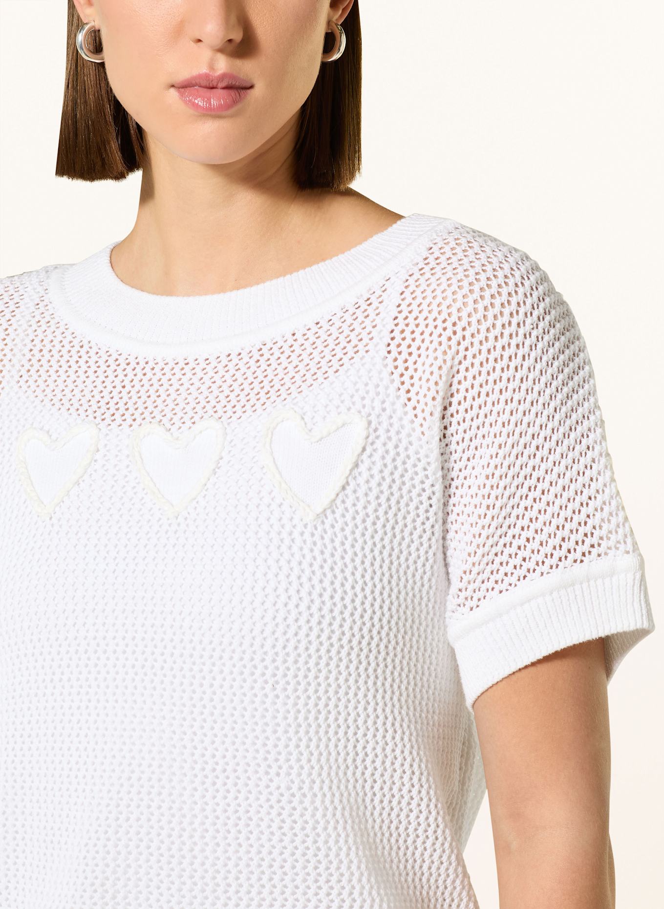 MARC AUREL Knit shirt: WHITE