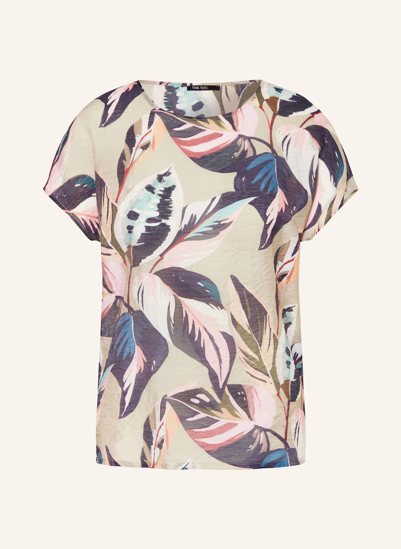 MARC AUREL Shirt blouse: LIGHT GREEN / TEAL / LIGHT PINK