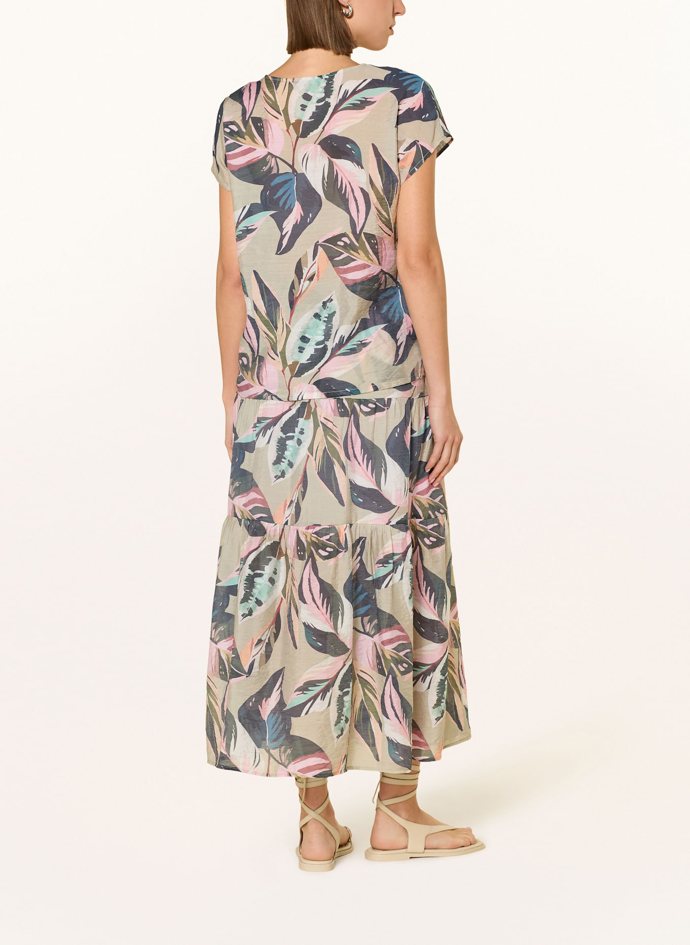 MARC AUREL Shirt blouse: LIGHT GREEN / TEAL / LIGHT PINK