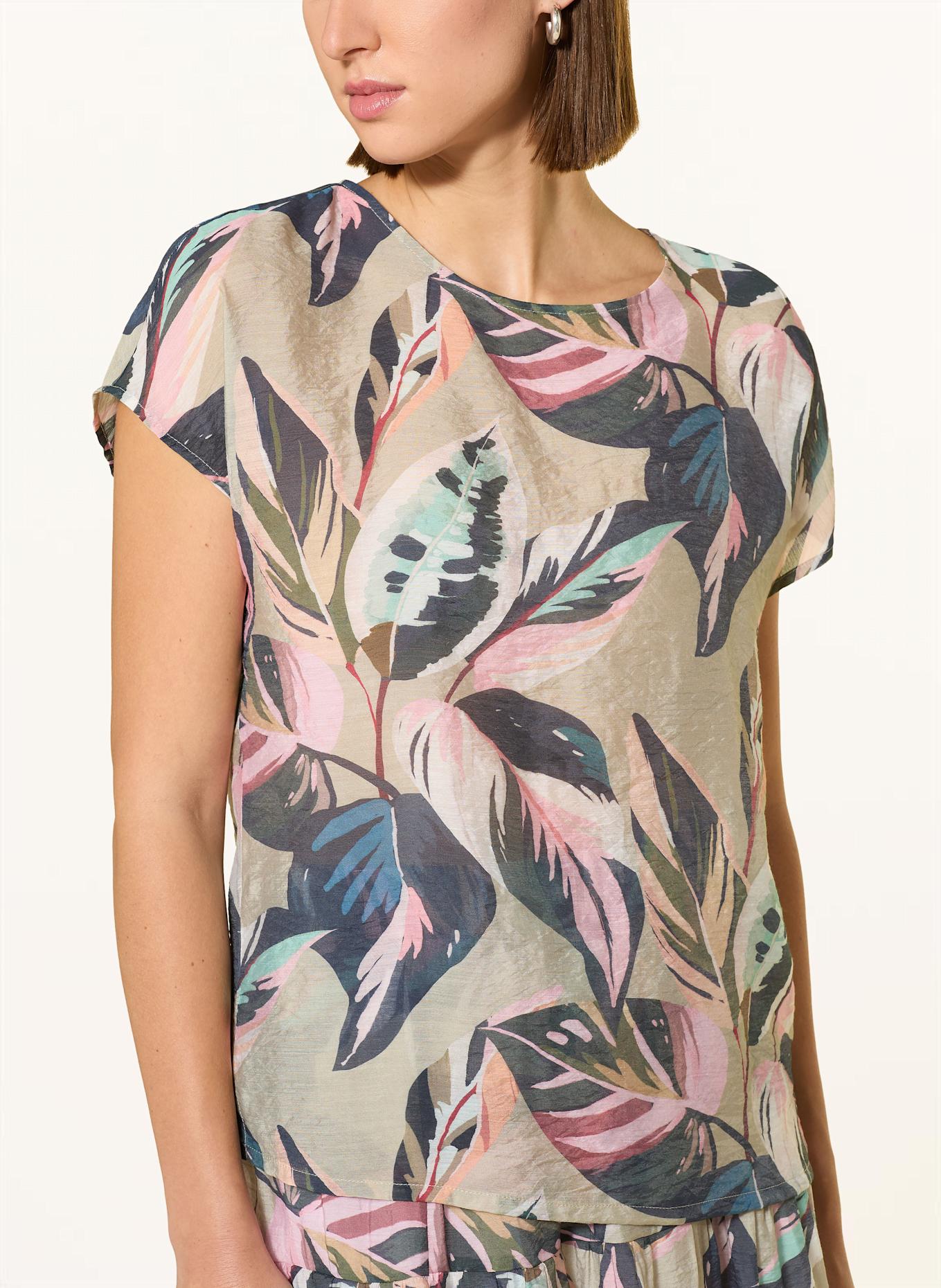 MARC AUREL Shirt blouse: LIGHT GREEN / TEAL / LIGHT PINK