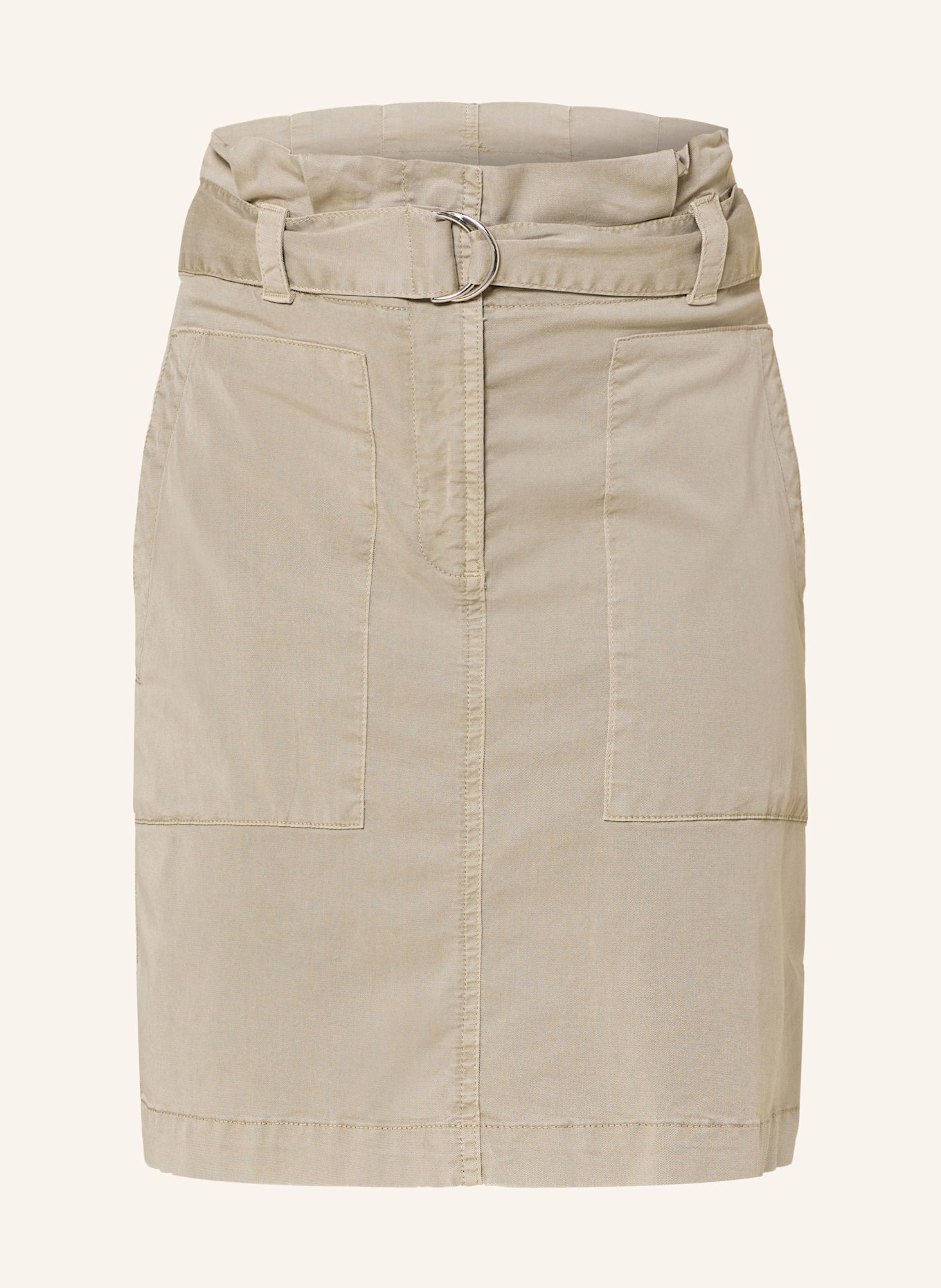 MARC AUREL Paperbag-Rock: HELLGRÜN