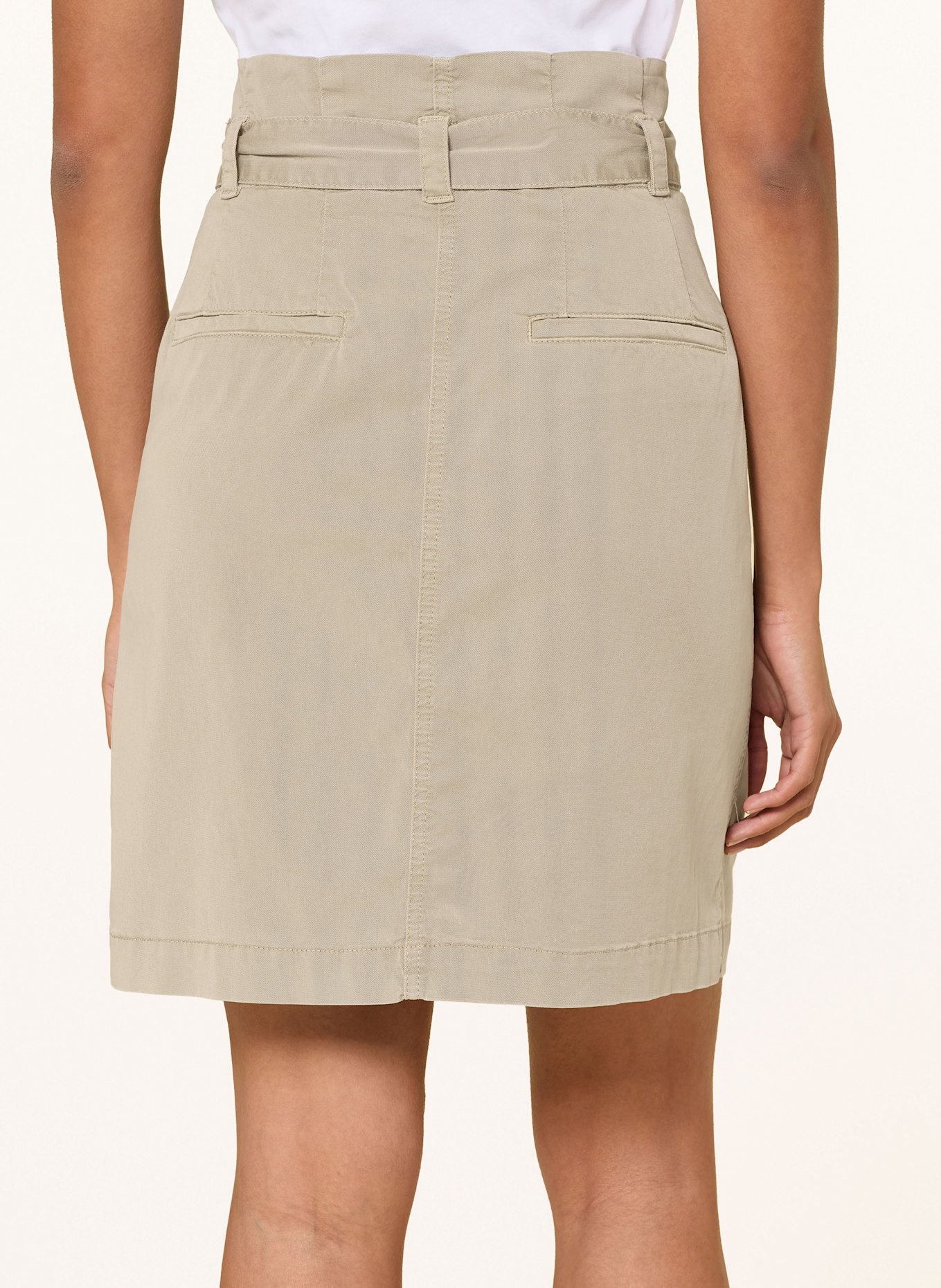 MARC AUREL Paperbag-Rock: HELLGRÜN