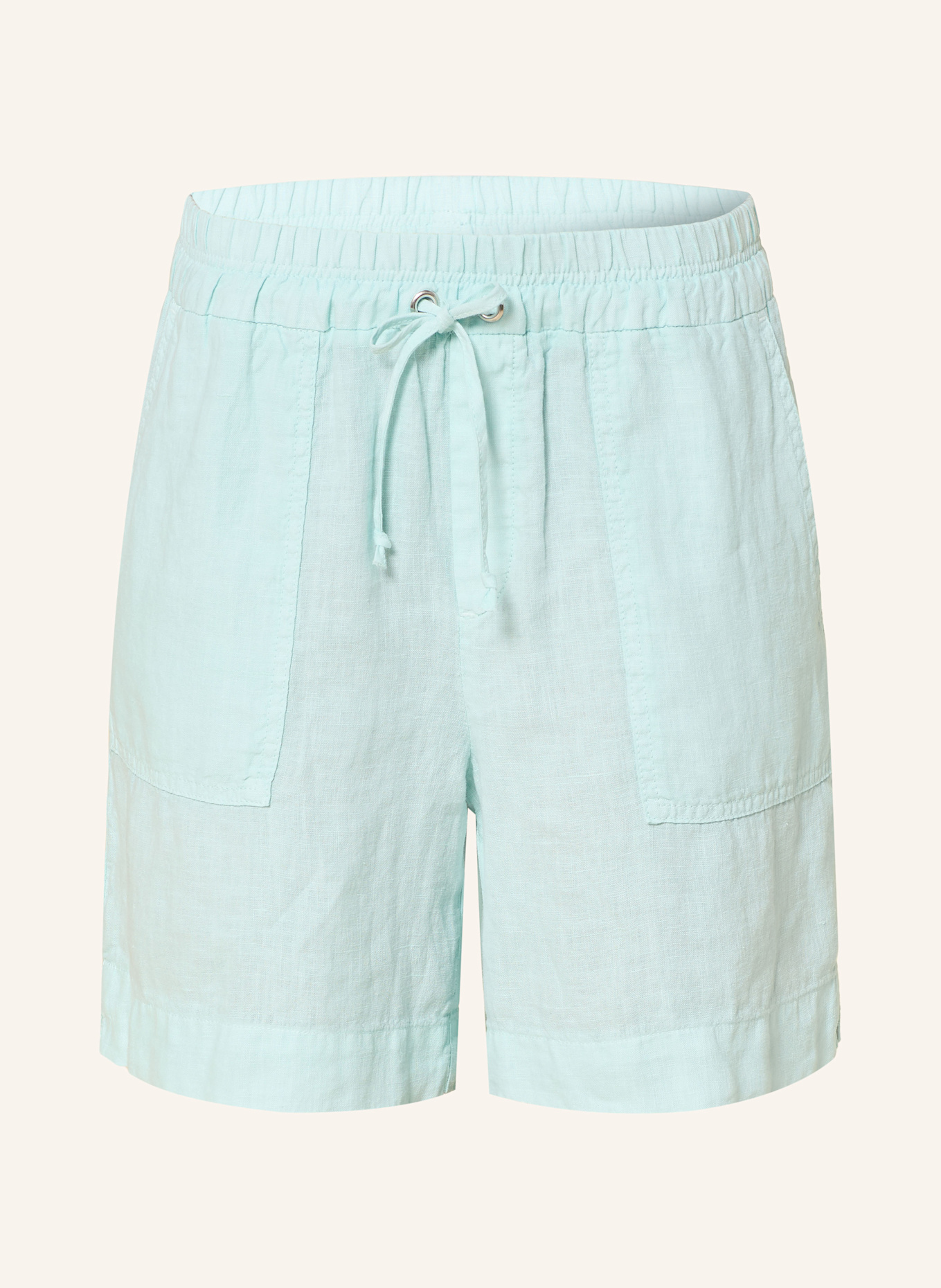 MARC AUREL Leinenshorts: TÜRKIS