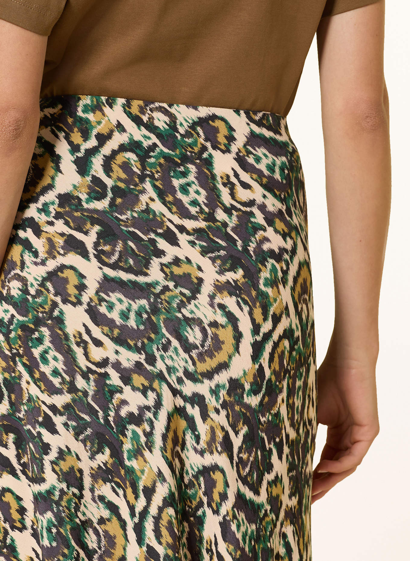 ba&sh Rock ONINTIA: ECRU / GRÜN / BRAUN