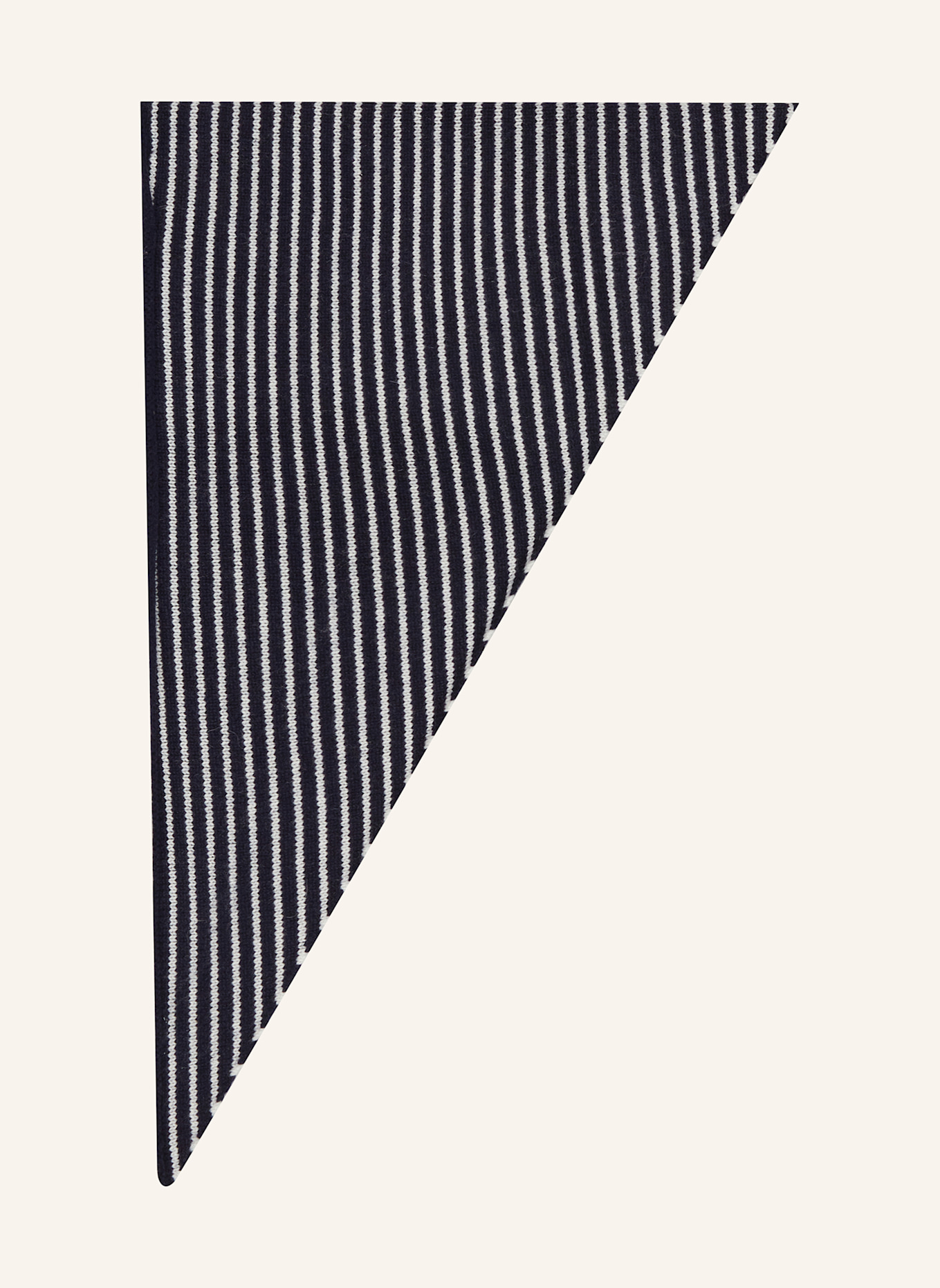 CLAUDIE PIERLOT Tuch aus Cashmere: DUNKELBLAU / WEISS