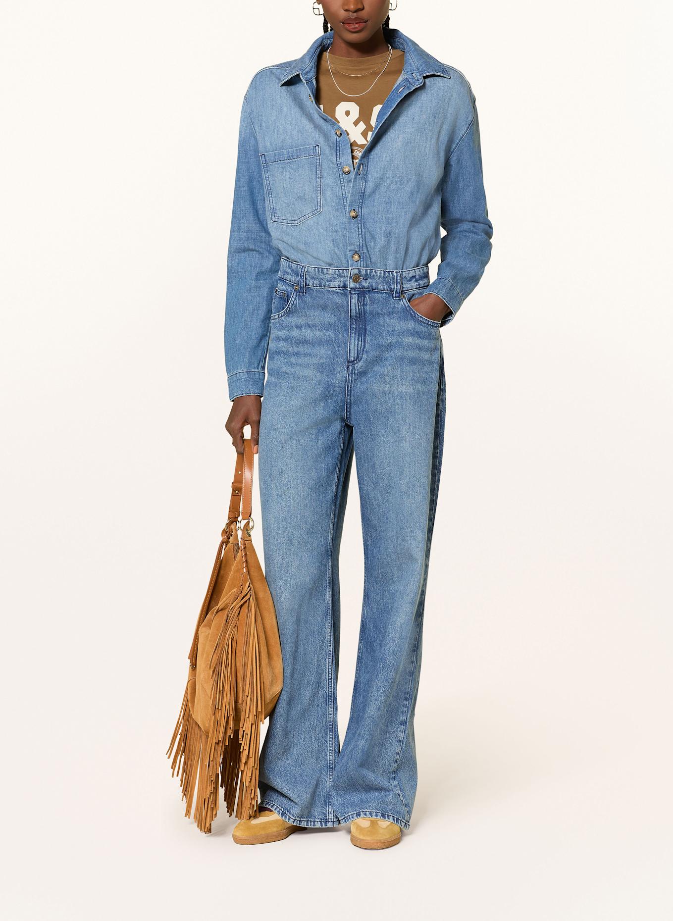 ba&sh Jeans-Jumpsuit BLOOM: BLAU