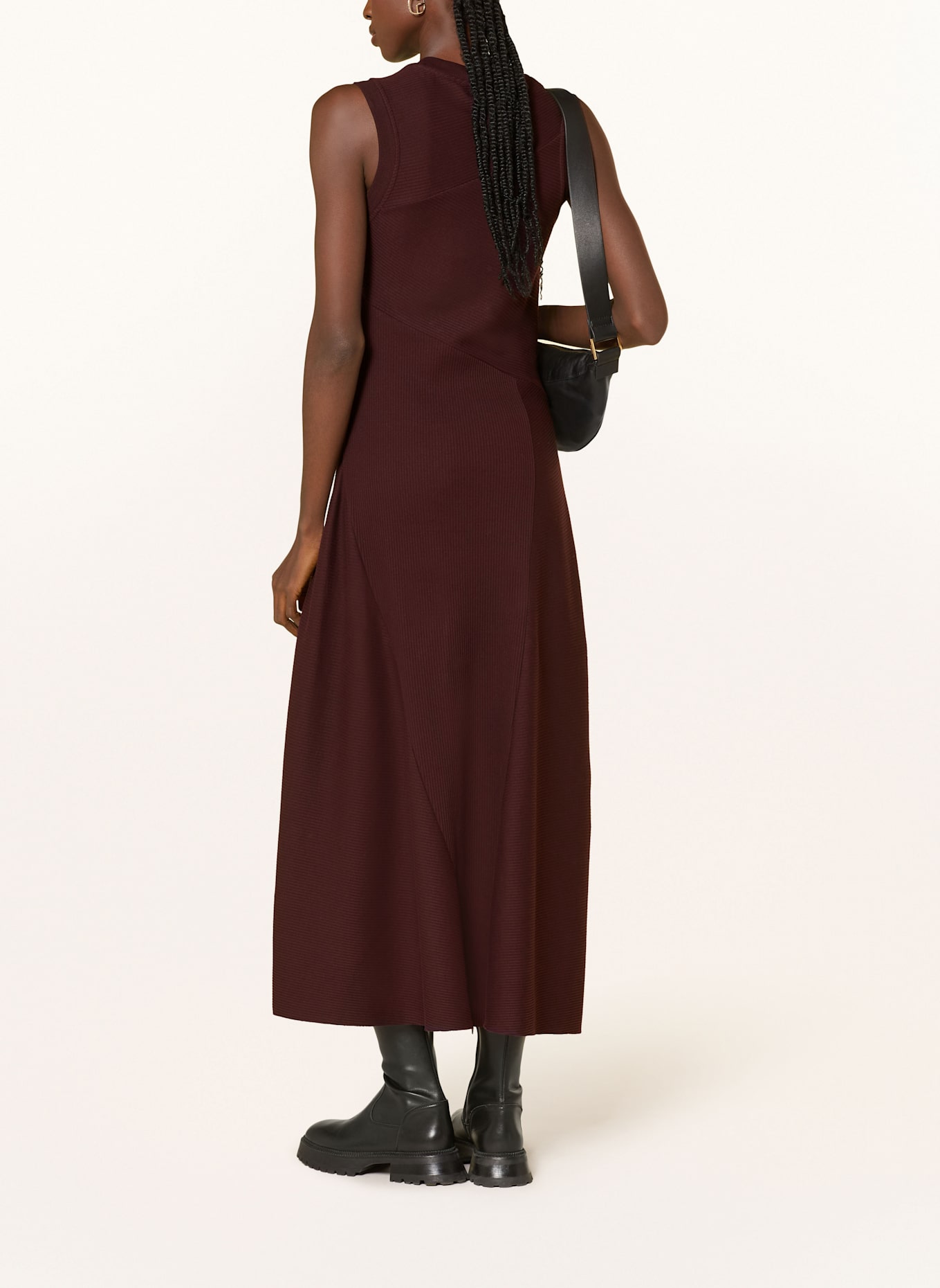 ALLSAINTS Jerseykleid GIA: DUNKELROT