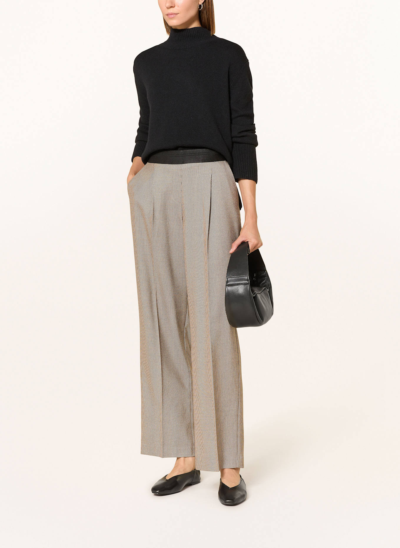 OPUS Marlenehose MAROU: BRAUN / DUNKELBLAU