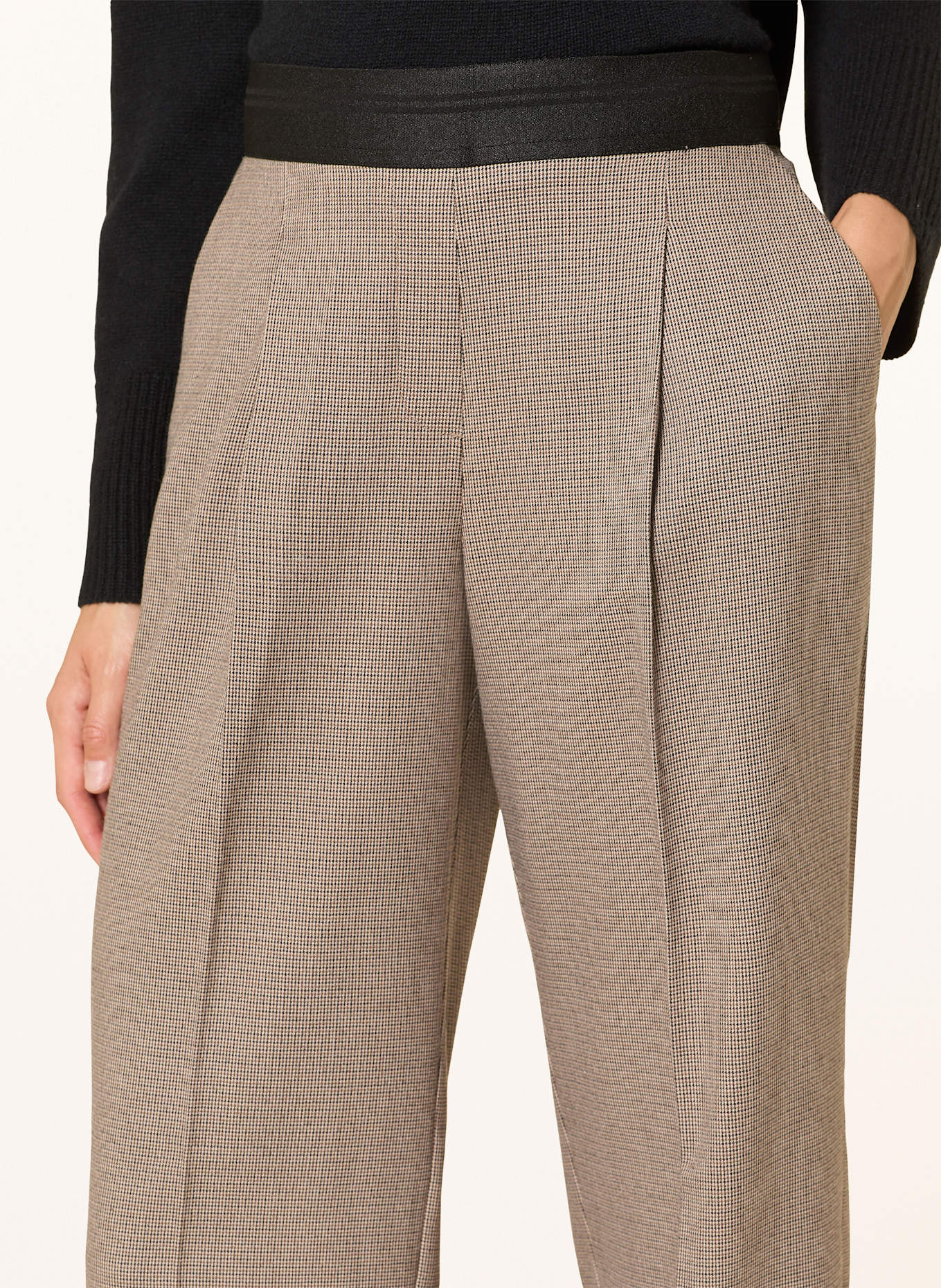 OPUS Marlenehose MAROU: BRAUN / DUNKELBLAU